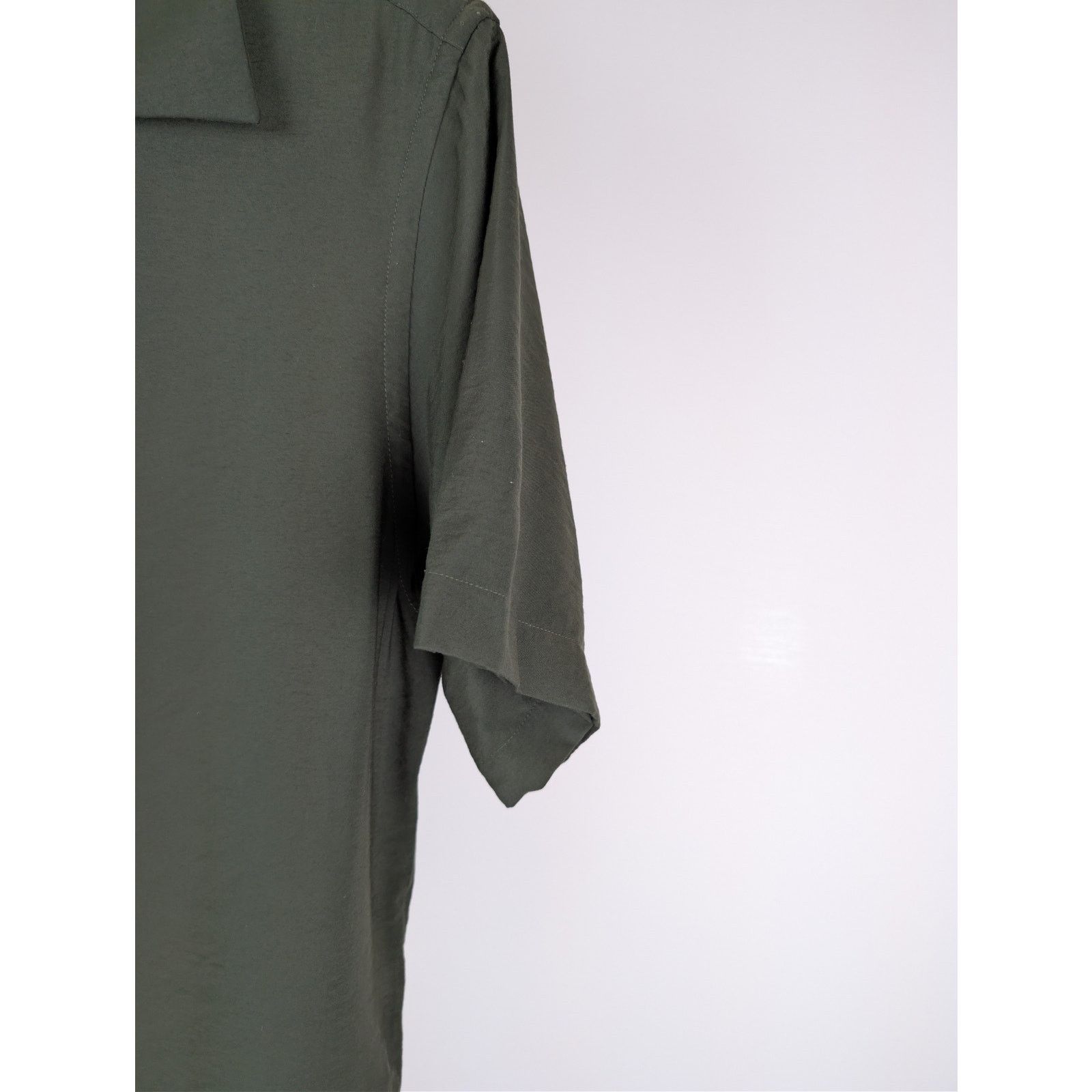 NN07 o1rshd1 CC20 Men's Dark Green Resort Collar Shirt Size US S / EU 44-46 / 1 - 5 Thumbnail