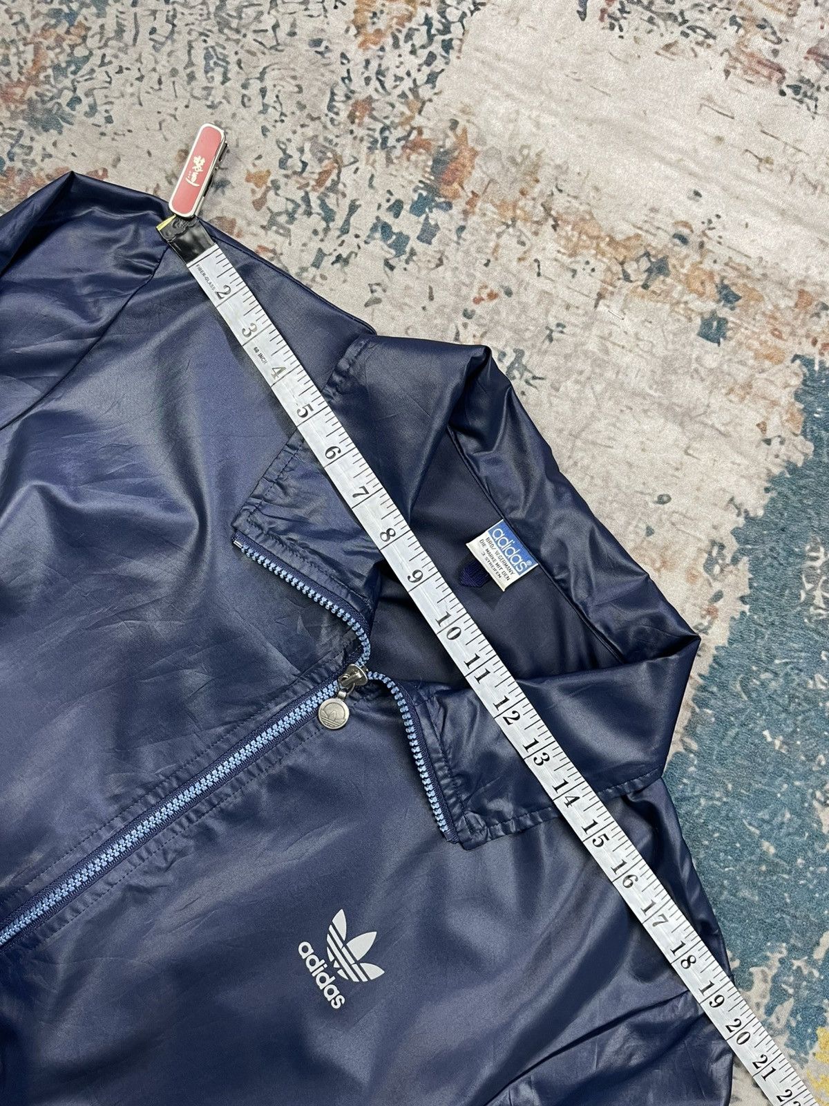 Adidas Vtg 60s/70s Adidas Trefoil Windbreaker Size US M / EU 48-50 / 2 - 14 Thumbnail