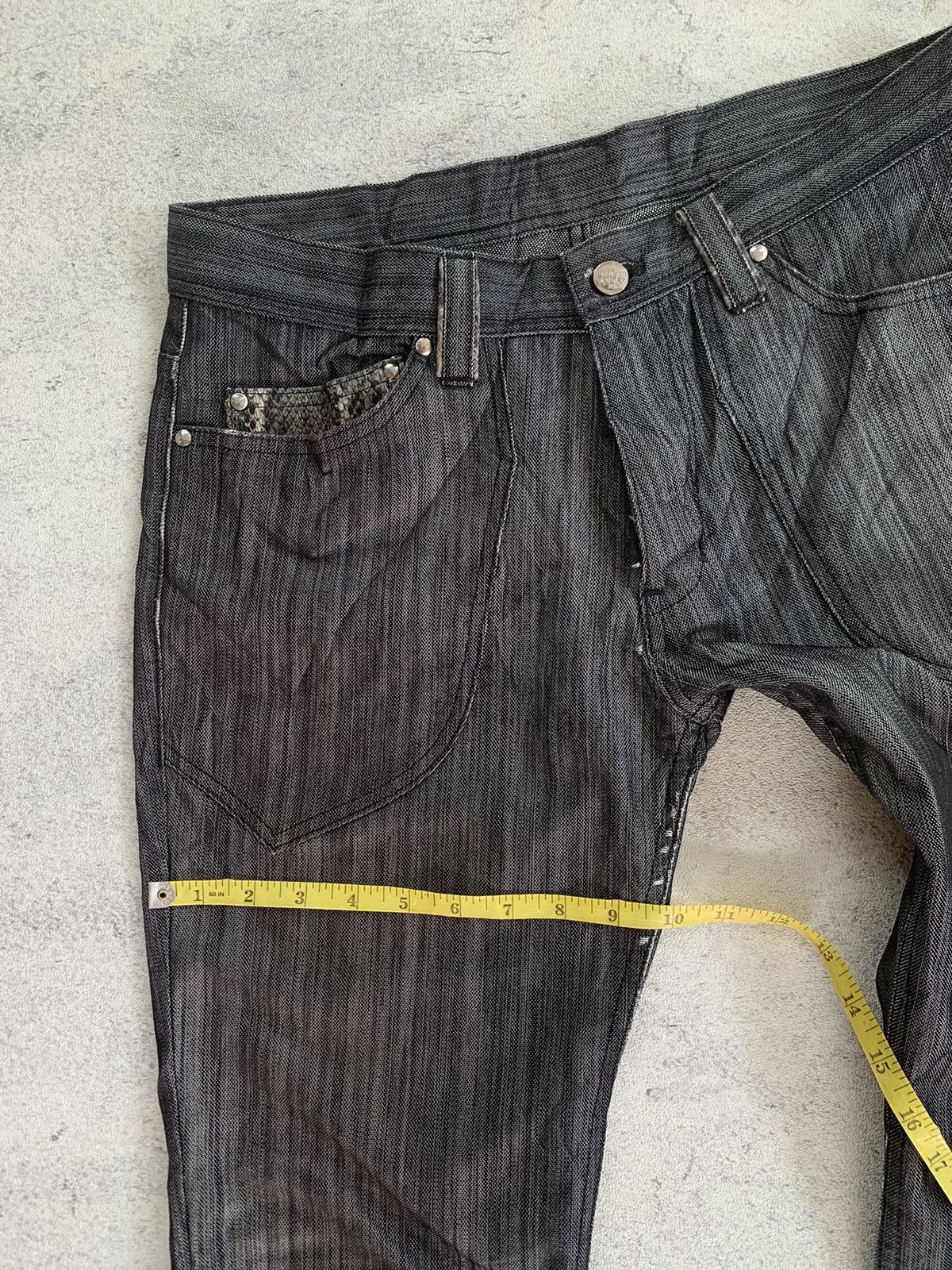 If Six Was Nine × Japanese Brand × Tornado Mart Takaiq japanese snake skin pocket pants Size US 32 / EU 48 - 11 Thumbnail