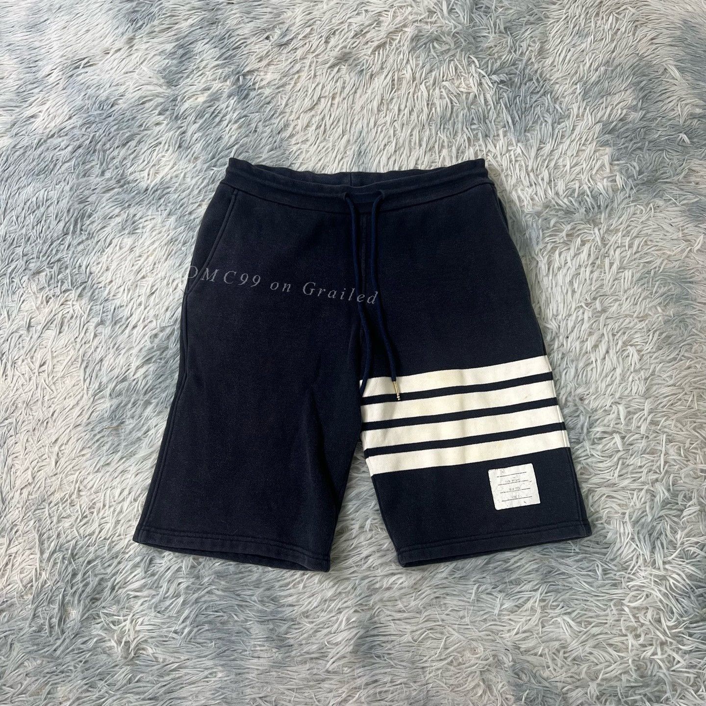 Thom Browne THOM BROWNE Four-Stripe Shorts Size US 26 / EU 42 - 1 Thumbnail