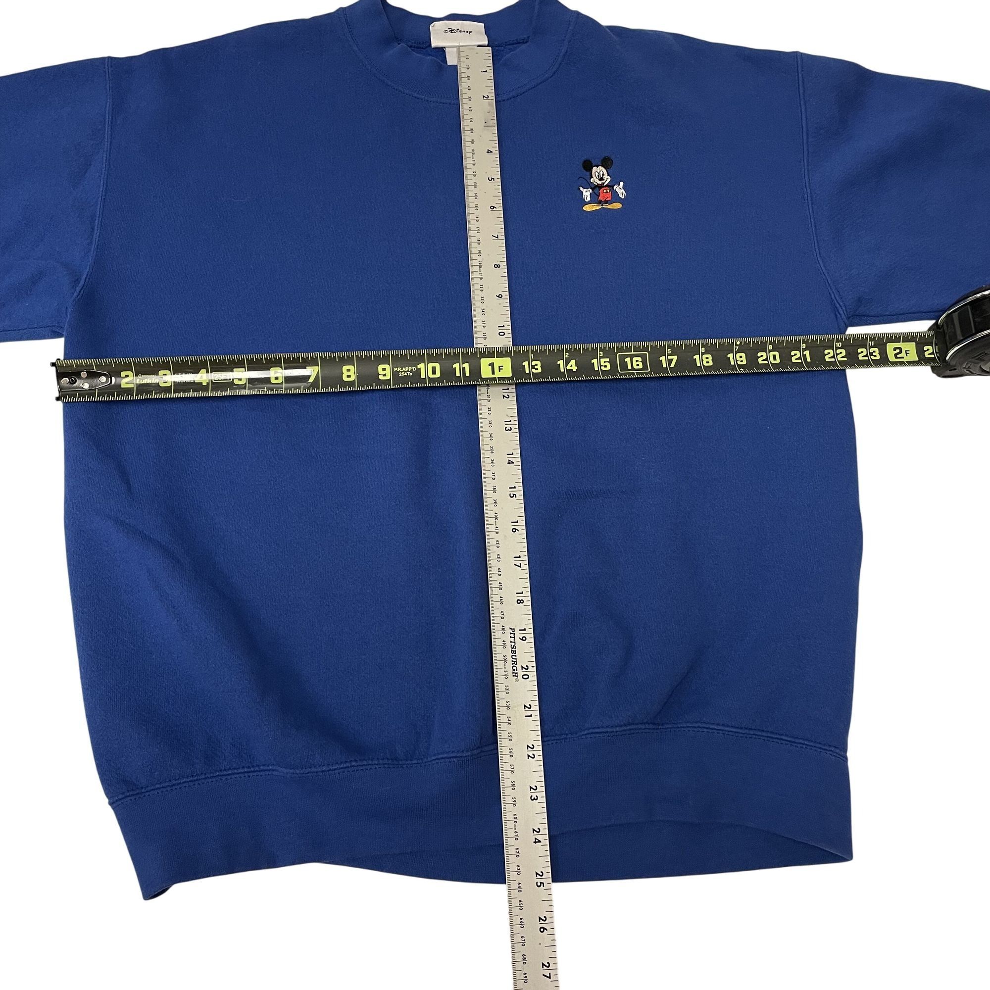 Disney Vtg Walt Disney World Royal Blue MICKEY MOUSE Sweatshirt Size US L / EU 52-54 / 3 - 5 Thumbnail