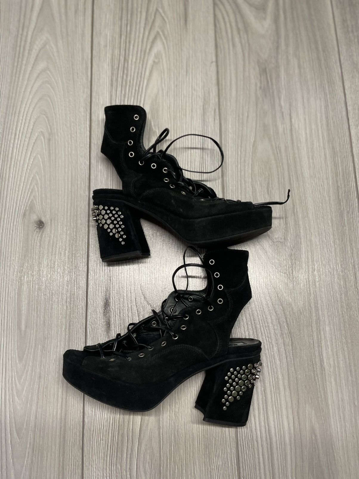 MCQ by Aleksander McQueen heels Boots mainline avant garde