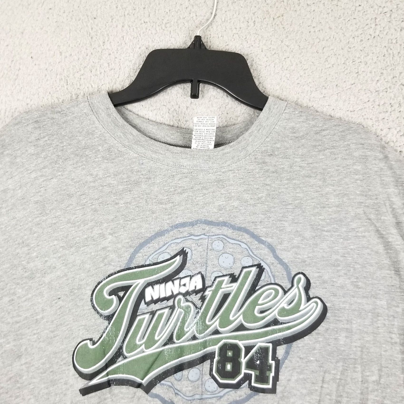 Nickelodeon Nickelodeon TMNT Shirt Mens Large Gray Cotton Blend Knit Pajama Top Sleepwear TMNT Pattern TMNT Sleepwear Mens L Size US L / EU 52-54 / 3 - 3 Thumbnail