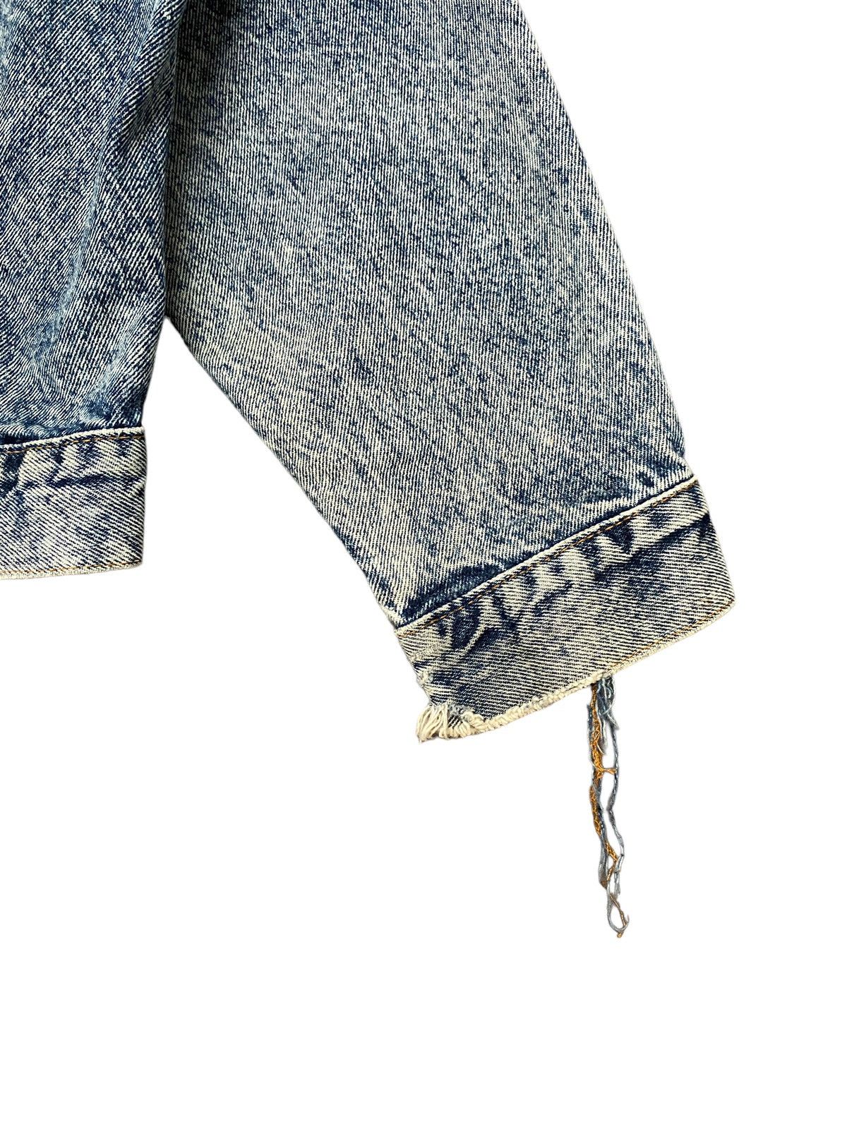 Levi's × Vintage Vintage Brand Levis Acid Wash Trucker Denim Jacket 1990s Size US L / EU 52-54 / 3 - 5 Thumbnail