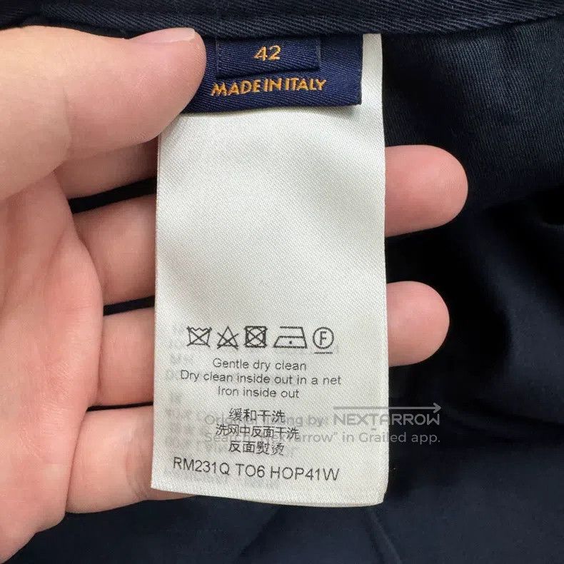Louis Vuitton Louis Vuitton Pocket wool slacks pants Size US 42 / EU 58 - 3 Thumbnail