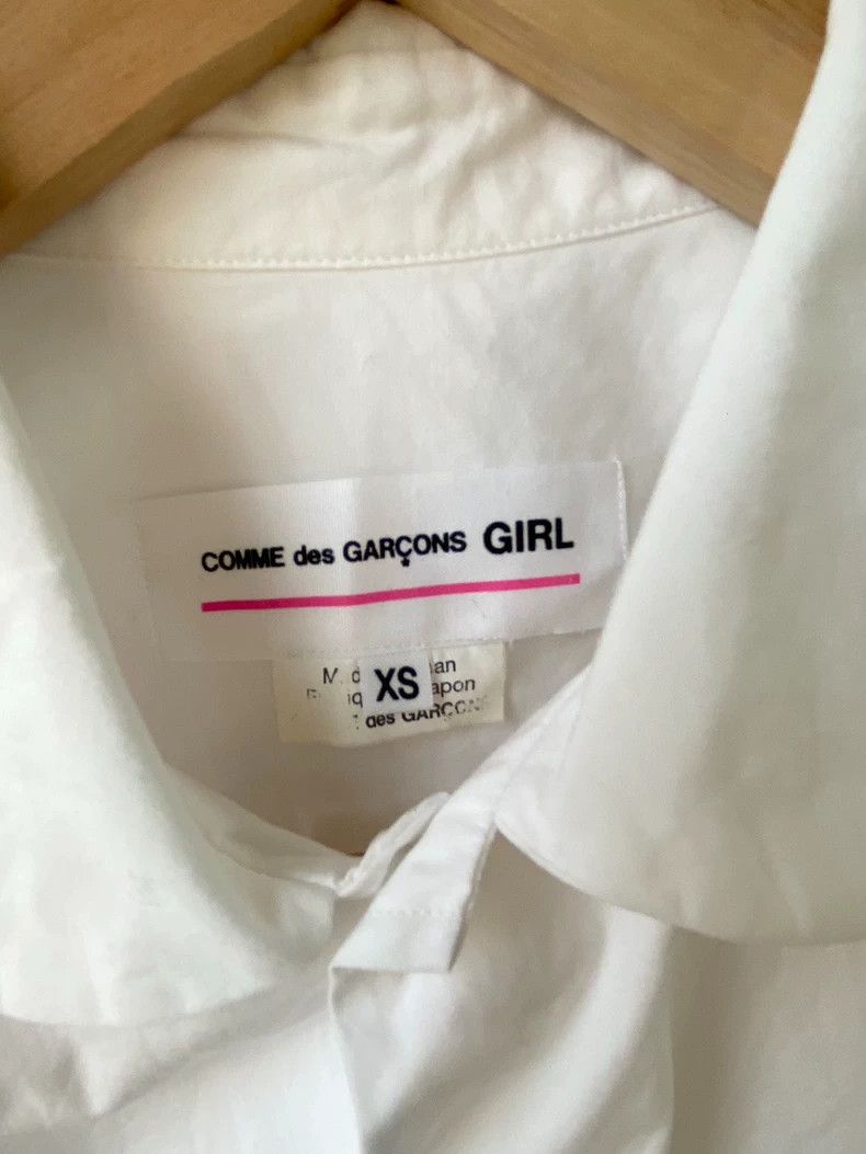 Comme des Garcons Comme Des Garcons Long Sleeve Shirt with Slit Pouched Lace Size XS / US 0-2 / IT 36-38 - 3 Thumbnail