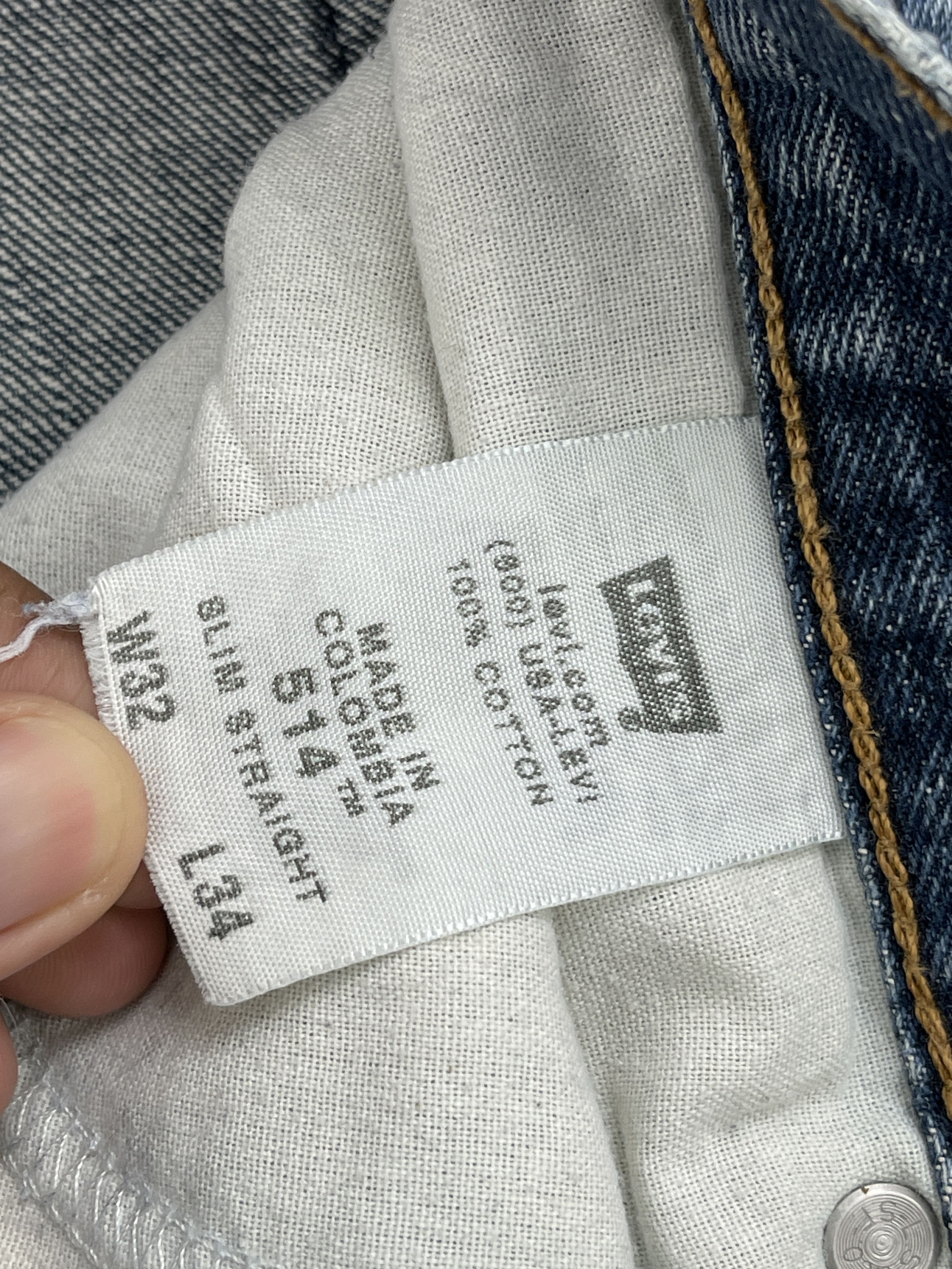 Levi's Vintage Levis 514 Faded Blue Jeans DP2556 Size US 32 / EU 48 - 7 Thumbnail
