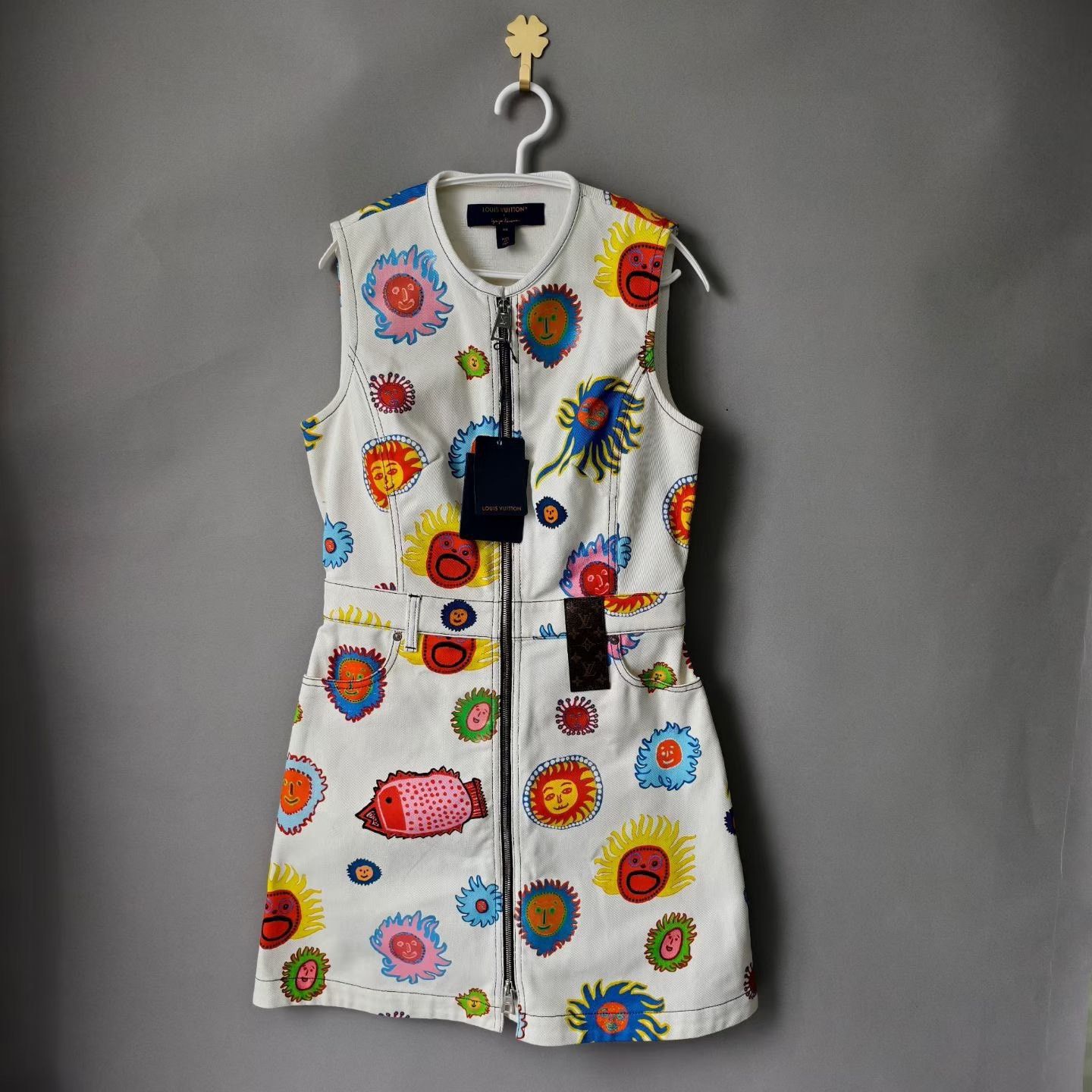 Louis Vuitton Louis Vuitton Denim Dress (Bailu Style) Size S / US 4 / IT 40 - 1 Thumbnail