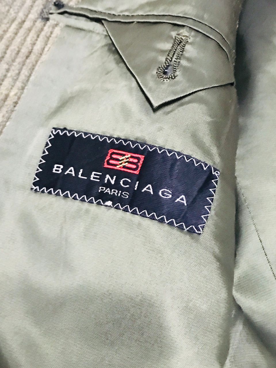 Balenciaga Vintage Balenciaga Corduroy Blazer Size US L / EU 52-54 / 3 - 12 Thumbnail