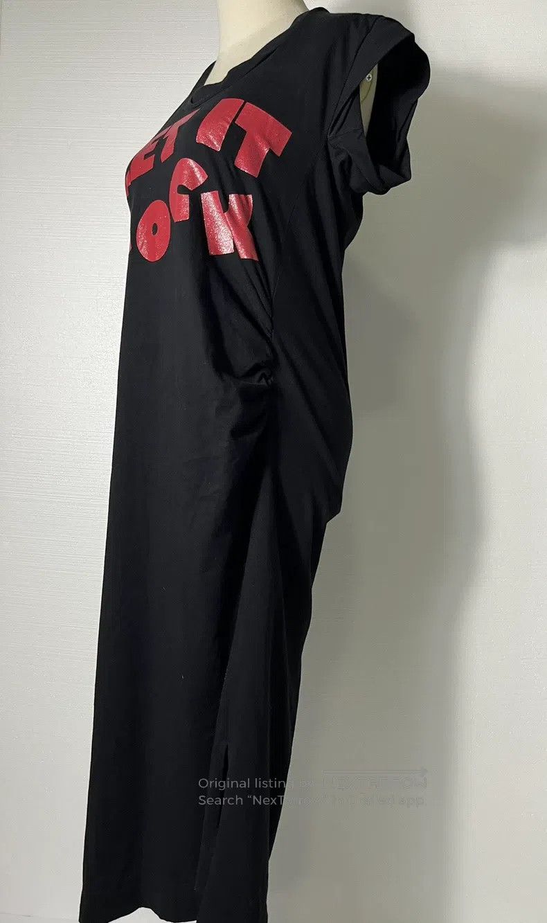 Vivienne Westwood Vivienne Westwood Black Dress, LET IT ROCK Letter Print De Size XS / US 0-2 / IT 36-38 - 4 Thumbnail