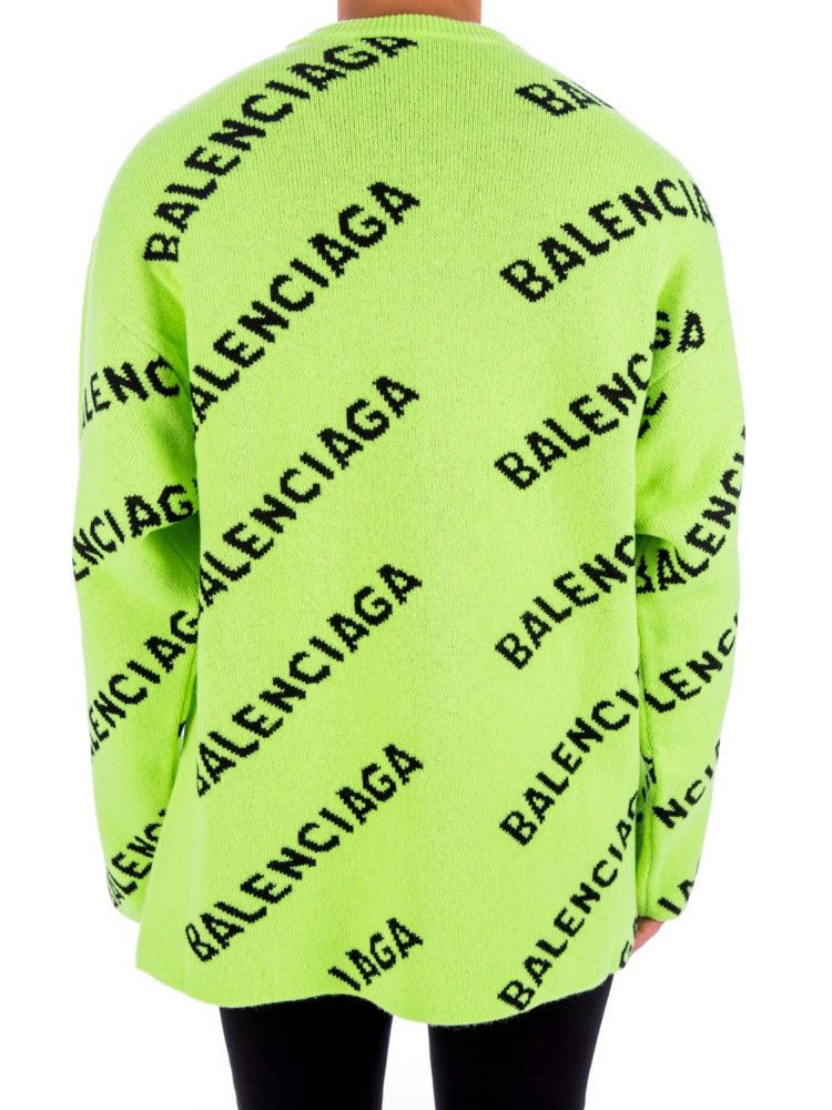Balenciaga Balenciaga Allover Logo Knit Size US L / EU 52-54 / 3 - 4 Thumbnail