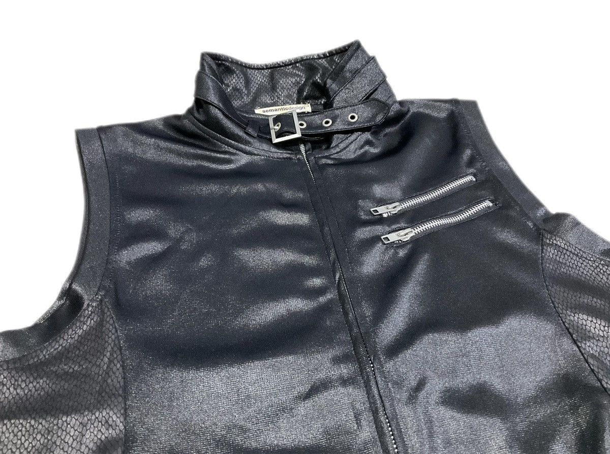Hysteric Glamour × Japanese Brand × Seditionaries 🔥Sick Y2K Semantic Design Leather Vest Snakeskin Punk Poem Size US M / EU 48-50 / 2 - 5 Thumbnail