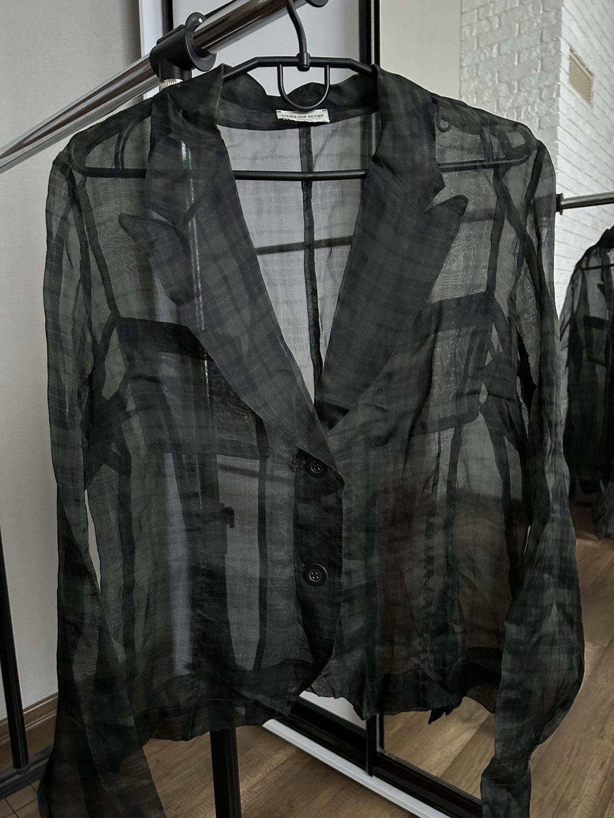 Dries Van Noten Dries Van Noten Silk Blazer Jacket Shirt Long Sleeve Size S / US 4 / IT 40 - 5 Thumbnail
