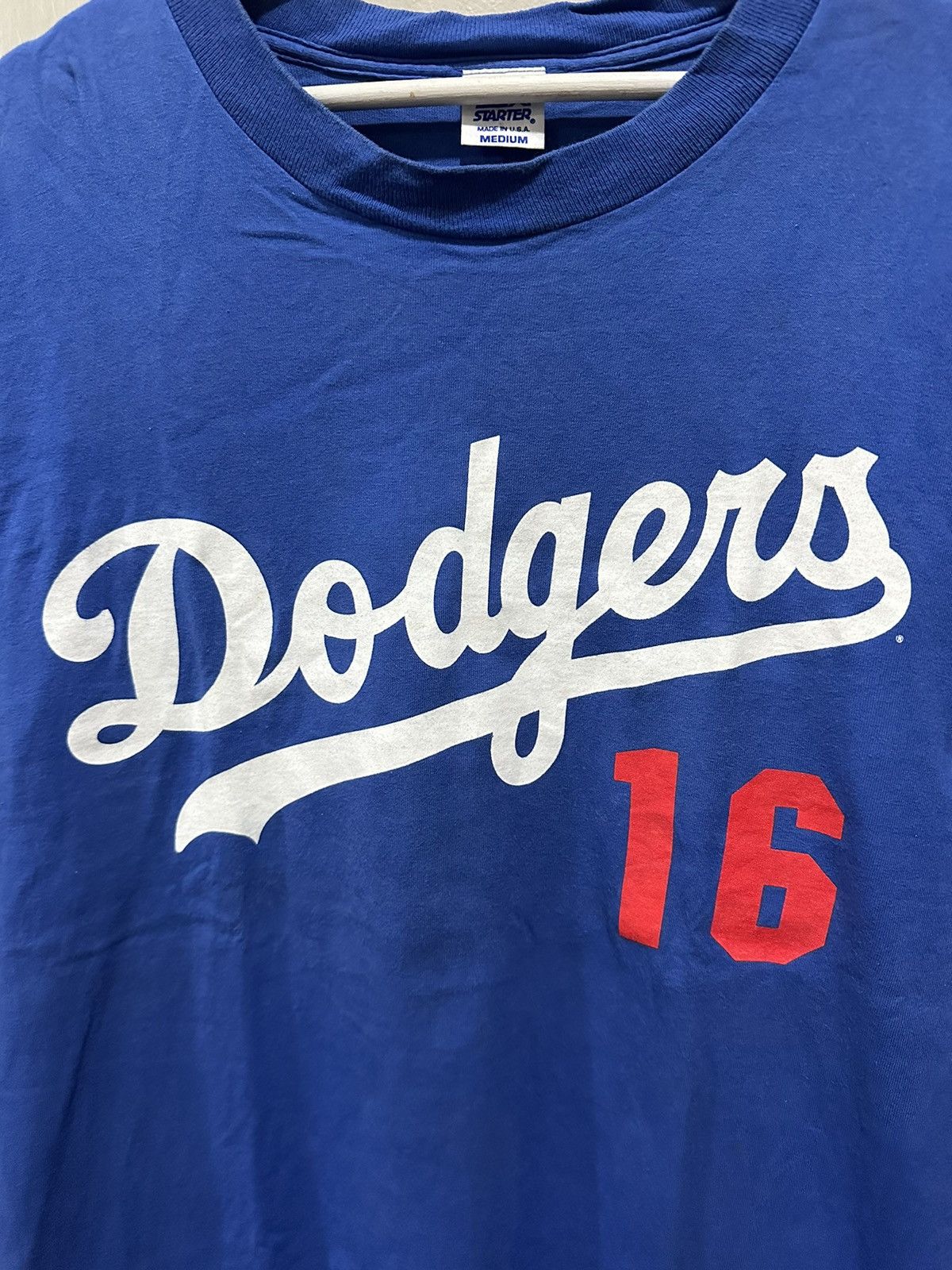 Starter Vintange x Dodgers 16 x Rare Size US M / EU 48-50 / 2 - 2 Thumbnail
