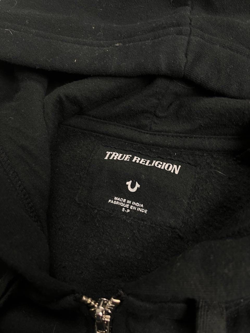 True Religion × Vintage VINTAGE TRUE RELIGION BUDDA BIG LOGO ZIP HOODIE Y2K S Size US S / EU 44-46 / 1 - 7 Thumbnail