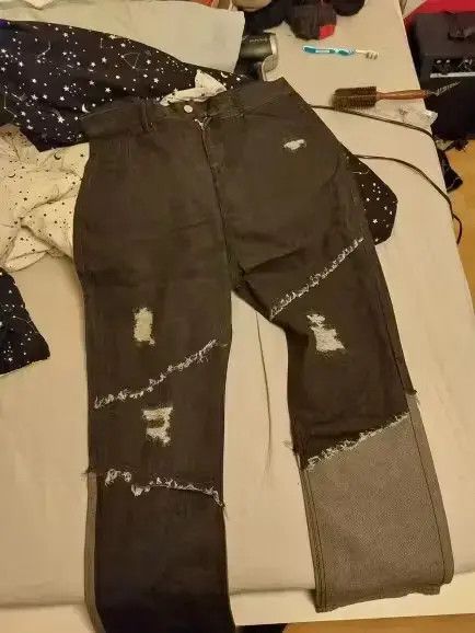 Other Streetwear Wide Leg Baggy Denim Jeans Size US 33 - 4 Thumbnail