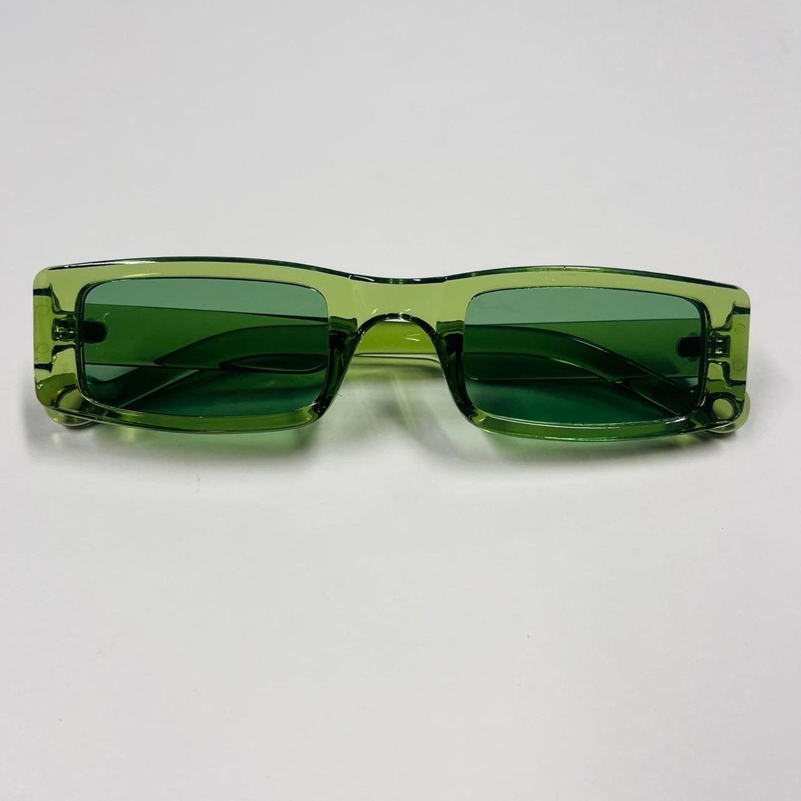 Vintage Y2k 2000s vintage style clear green surfer sunglasses Size ONE SIZE - 7 Thumbnail