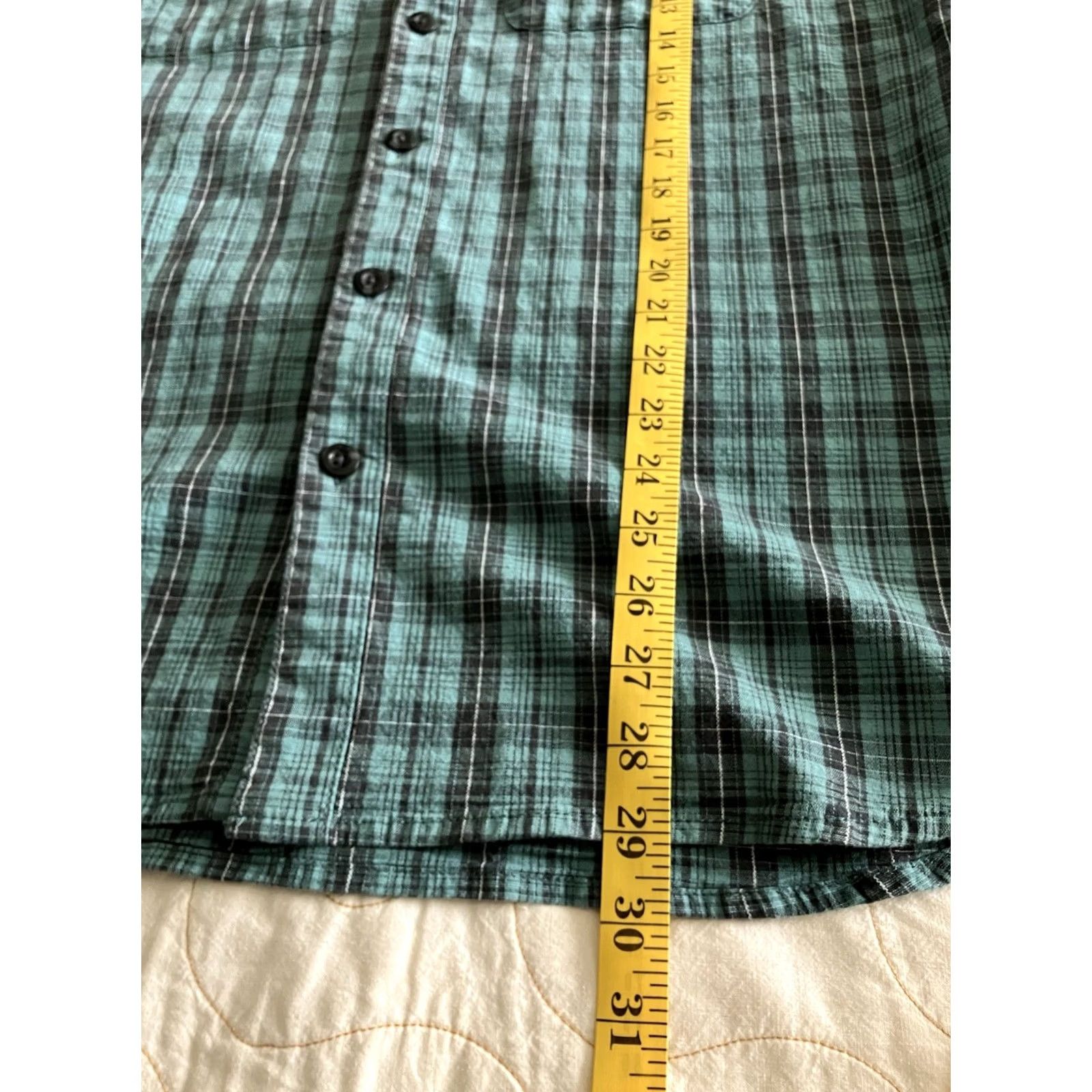 Lee VINTAGE Lee Shirt Mens L Green Plaid Pockets Short Sleeve Button-Up Size US L / EU 52-54 / 3 - 6 Thumbnail