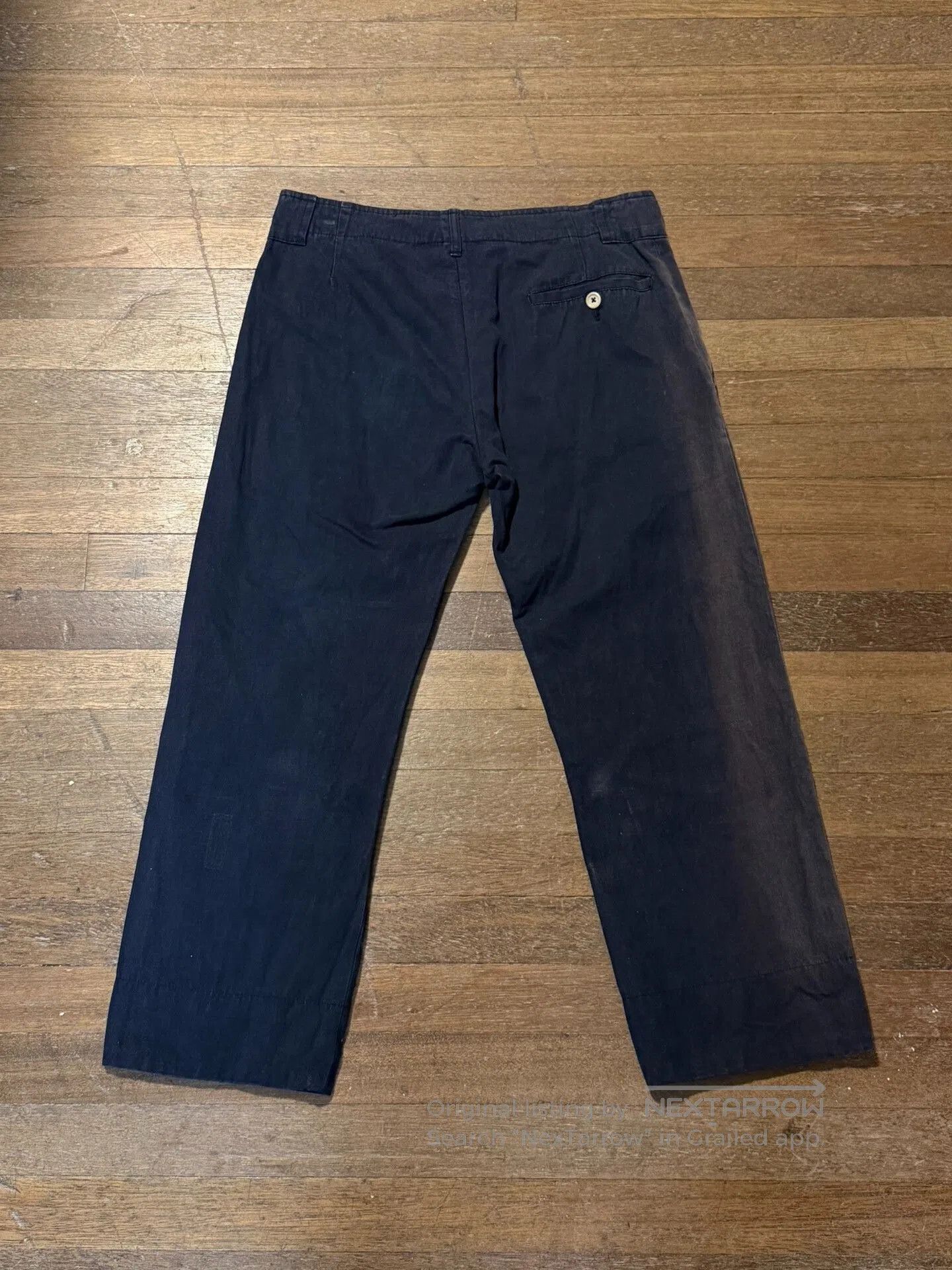 Ann Demeulemeester Ann Demeulemeester Cotton Wide-Leg Trousers. Size US 26 / EU 42 - 8 Thumbnail