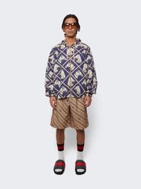 Gucci o1mt1gz0725 Equestrian Print Hooded Jacket in Multicolor Size US L / EU 52-54 / 3 - 6 Thumbnail