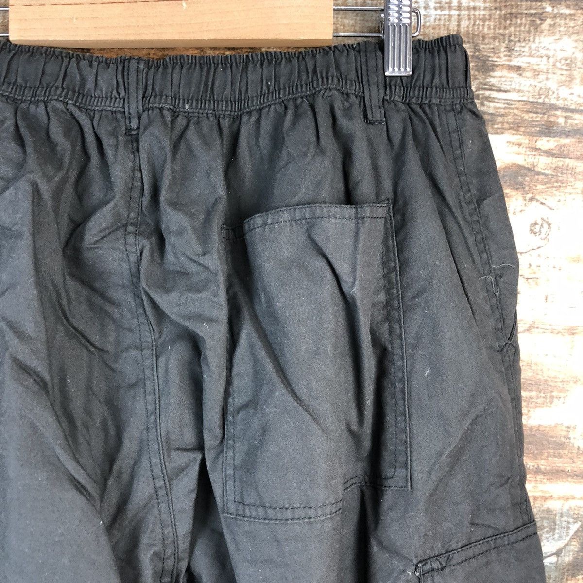 Japanese Brand Japanese Brand Black Cargo Multipocket Pants #A2529 Size US 31 - 18 Thumbnail