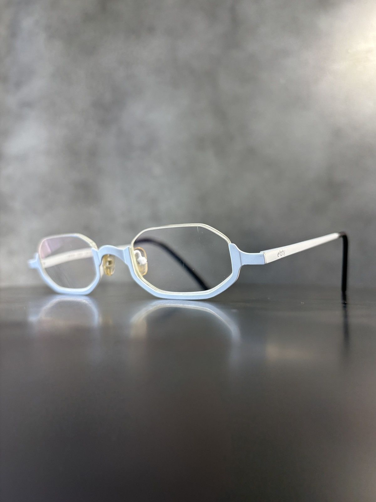 Other Alain Afflelou Eyeglasses Metal Half Rim Frames Drop e-forty Size ONE SIZE - 14 Thumbnail