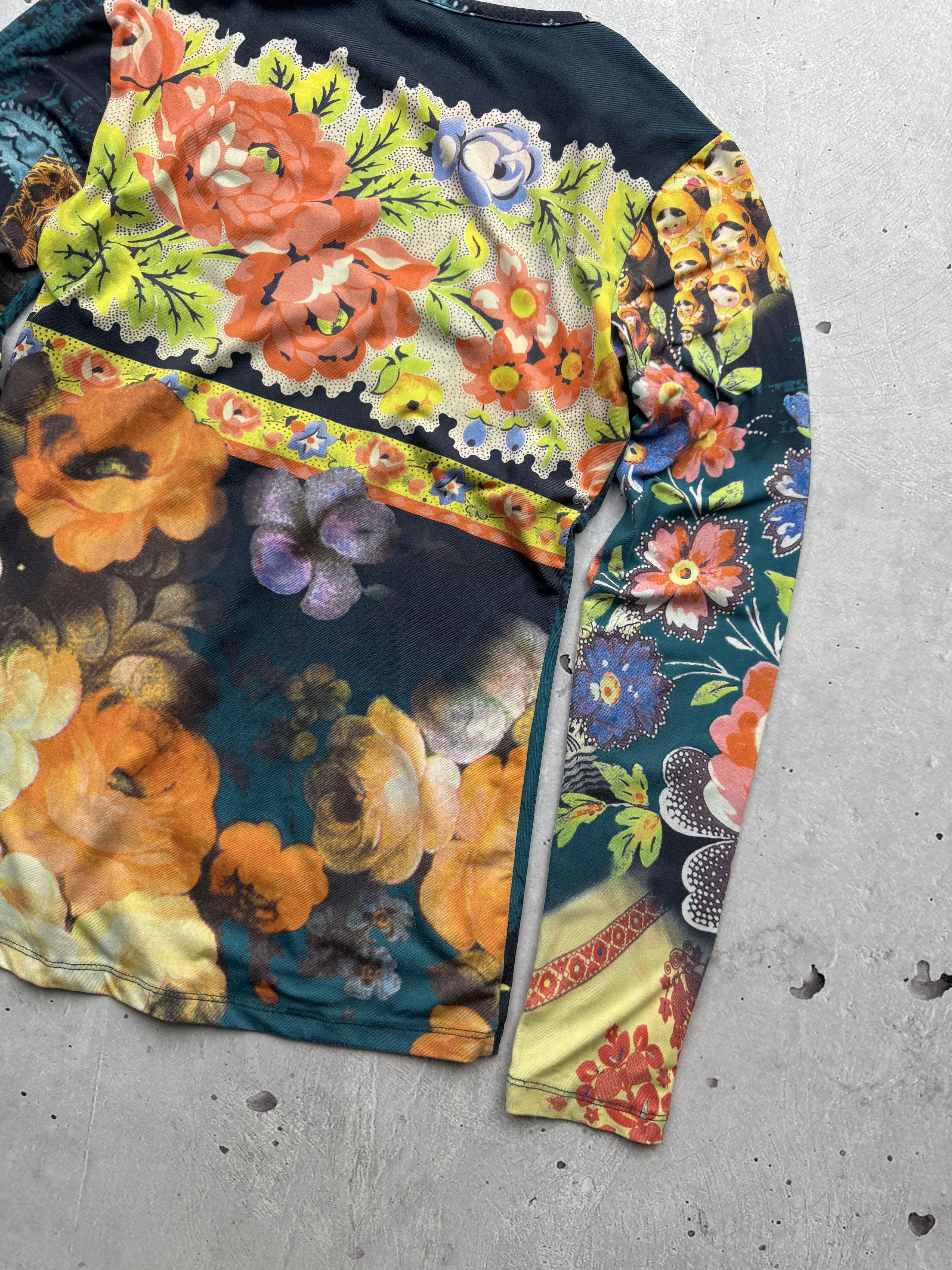 Japanese Brand × Vintage Vintage Full Printed Amazing Long Sleeve Size S / US 4 / IT 40 - 8 Thumbnail