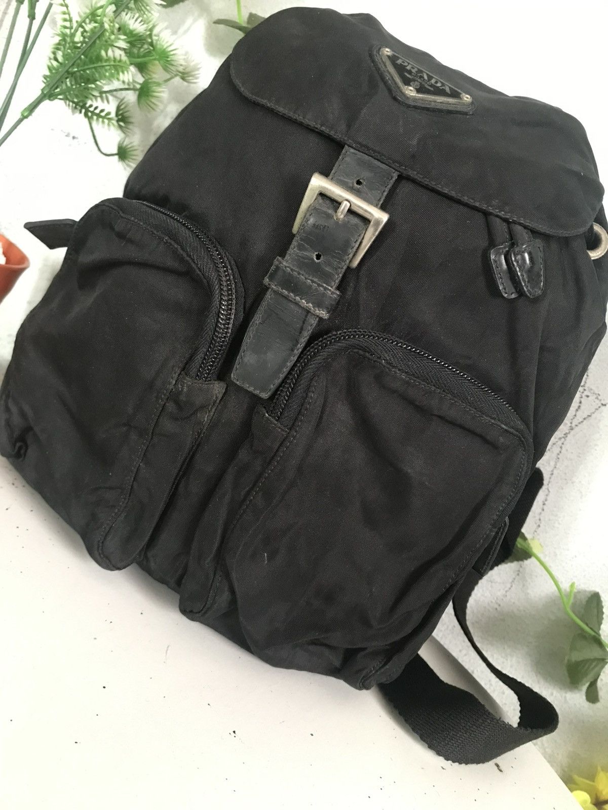 Prada Vintage Prada Mini Bagpack Size ONE SIZE - 2 Thumbnail