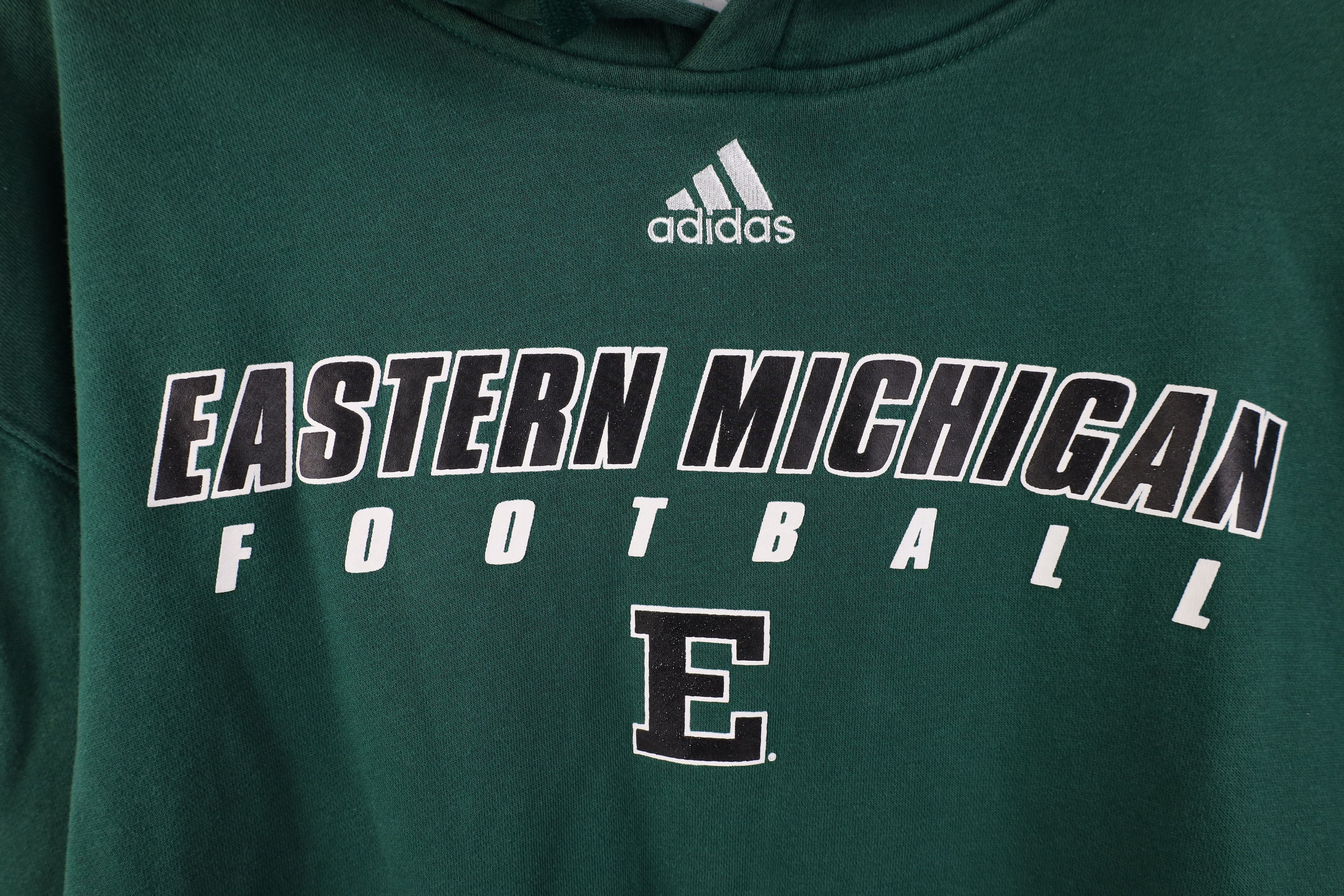 Adidas Adidas Eastern Michigan University Football Hoodie Green Size US L / EU 52-54 / 3 - 4 Thumbnail