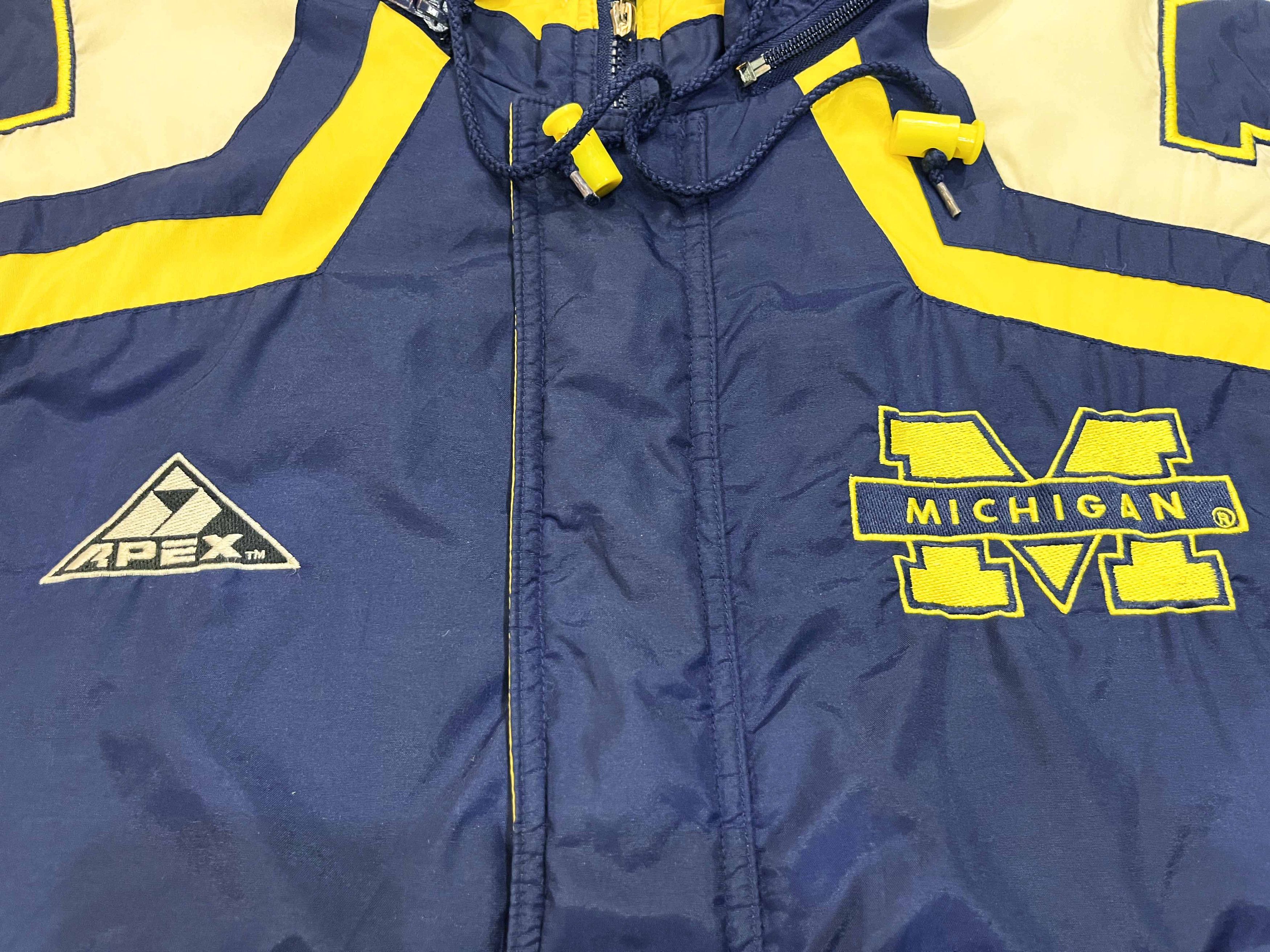 Apex One × NCAA × Vintage Vintage Apex One NCAA Michigan Wolverines Full Zip Jacket Size US L / EU 52-54 / 3 - 2 Thumbnail