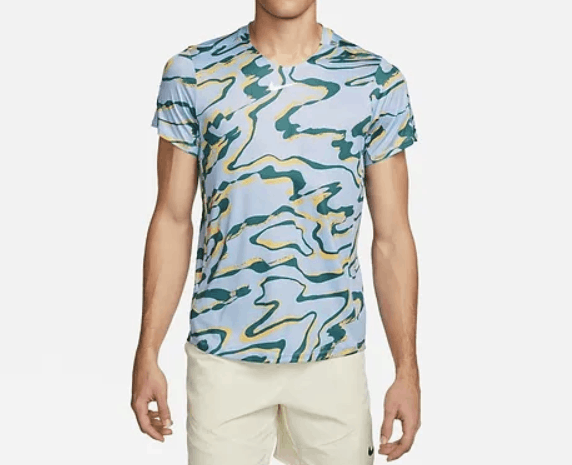 Nike DR6601-479 Court Dri-FIT Tennis Tee Cobalt Bliss ( L )