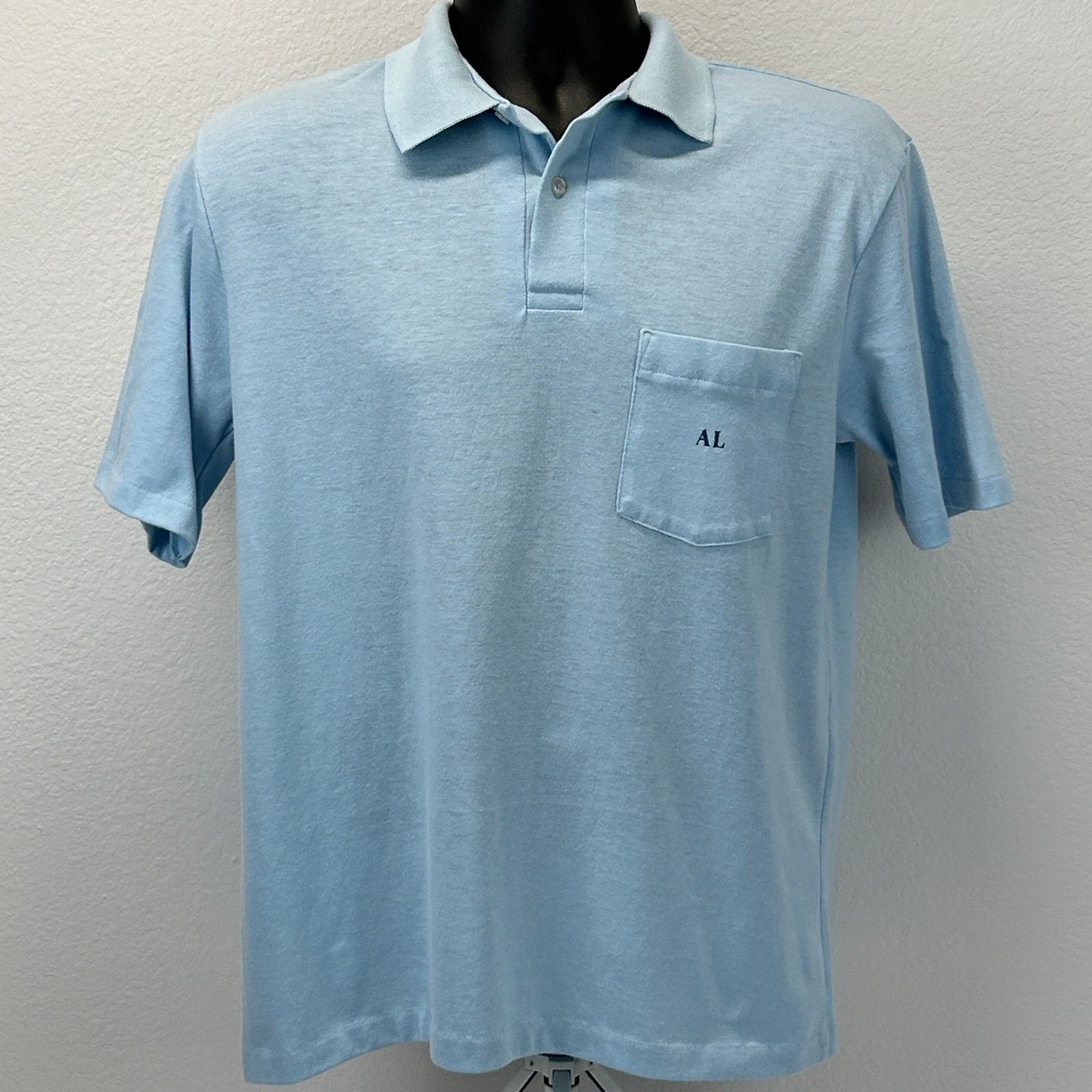 Hanes Vintage 80s Hewlett Packard Sales Support Team Polo Shirt L Size US L / EU 52-54 / 3 - 2 Thumbnail