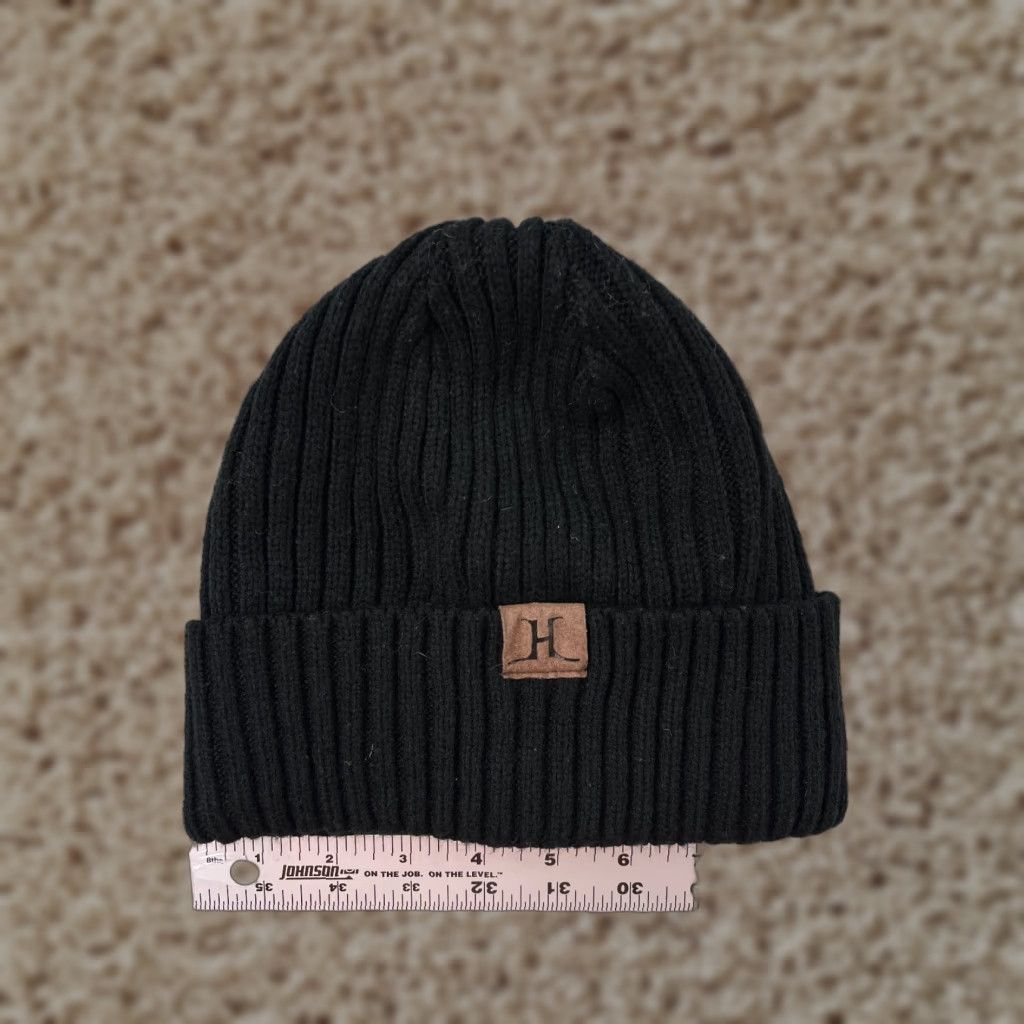 Vintage Rayli Beanie Toque Adult One Size Black Knit Acrylic Polyester Lined Snow Ski Hat Men Beanie Size ONE SIZE - 1 Thumbnail