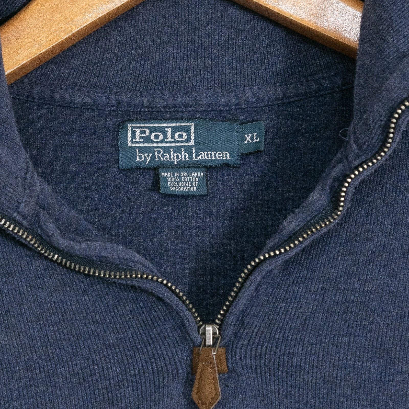 Polo Ralph Lauren Vintage 90s Polo Ralph Lauren Quarter Zip Sweater Mens XL Size US XL / EU 56 / 4 - 4 Thumbnail