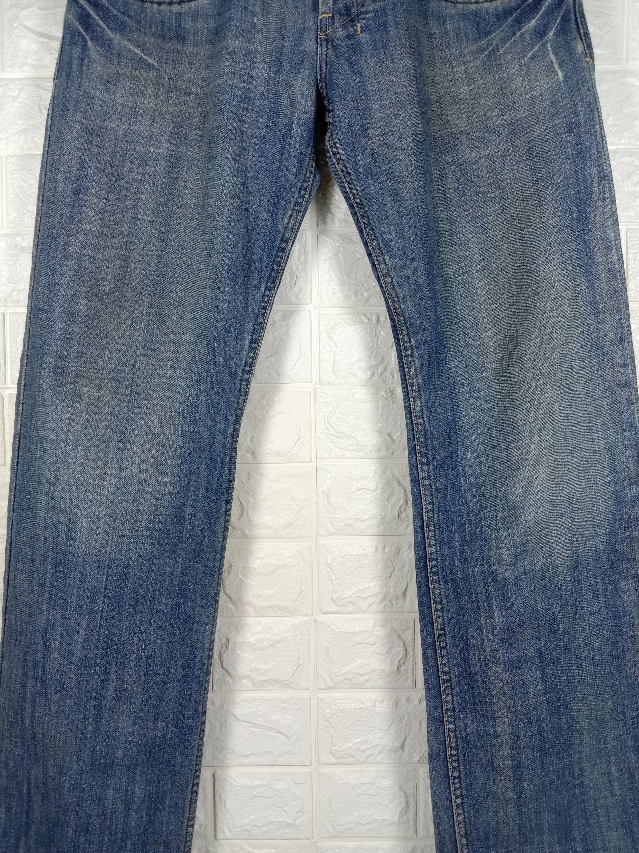 Diesel Vintage Diesel Industry Blue Wash Straight Cut Jeans Size US 34 / EU 50 - 3 Thumbnail