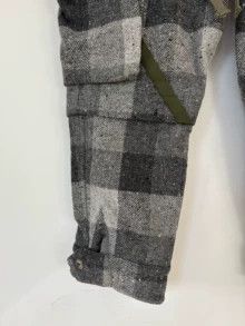 Greg Lauren Greg Lauren Men's Wool Blend Plaid Overalls Size US 34 / EU 50 - 4 Thumbnail