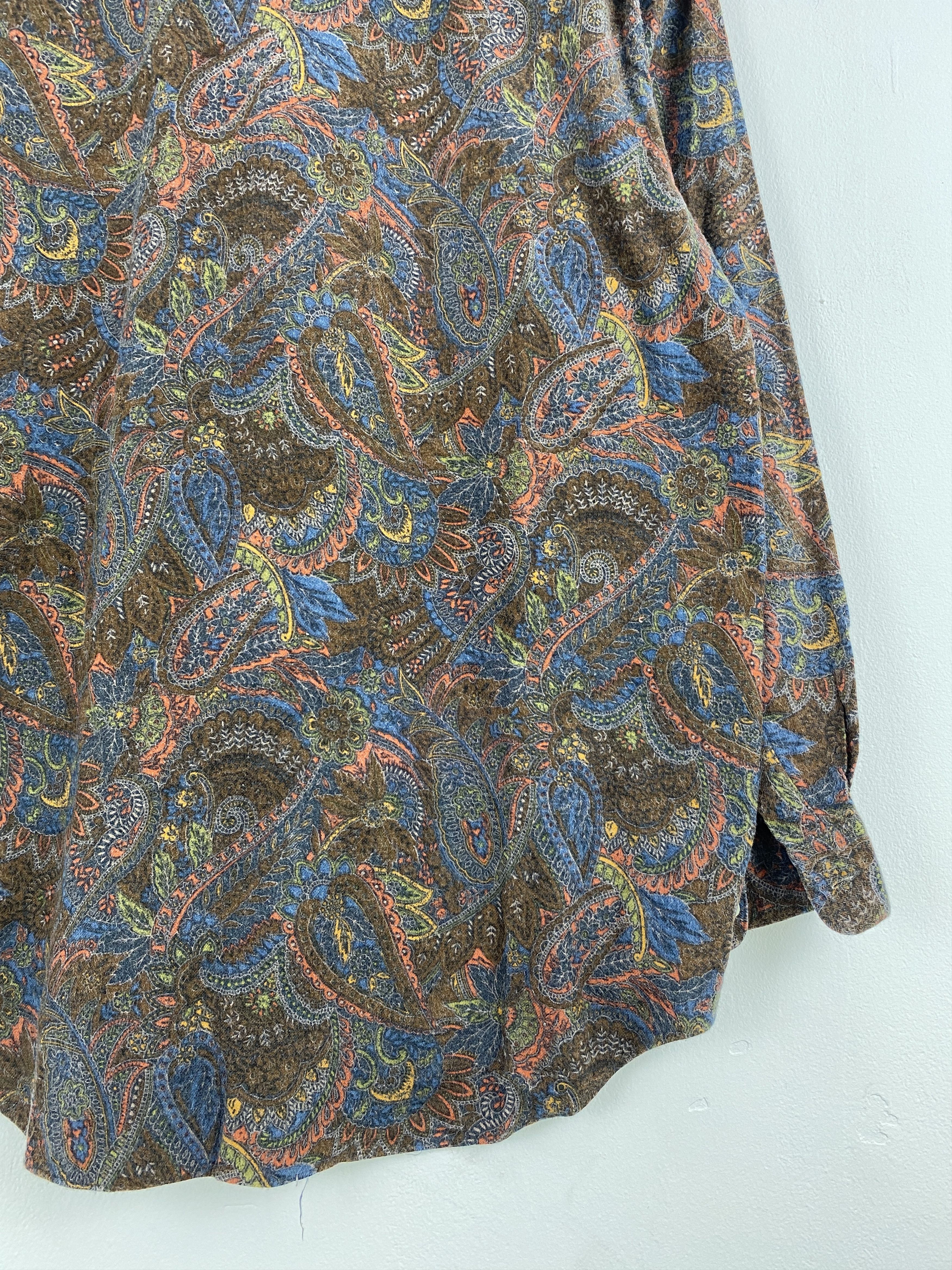 Japanese Brand Vintage Vonsand Paisley Patterned Button Ups Shirt JA0092 Size US L / EU 52-54 / 3 - 12 Thumbnail