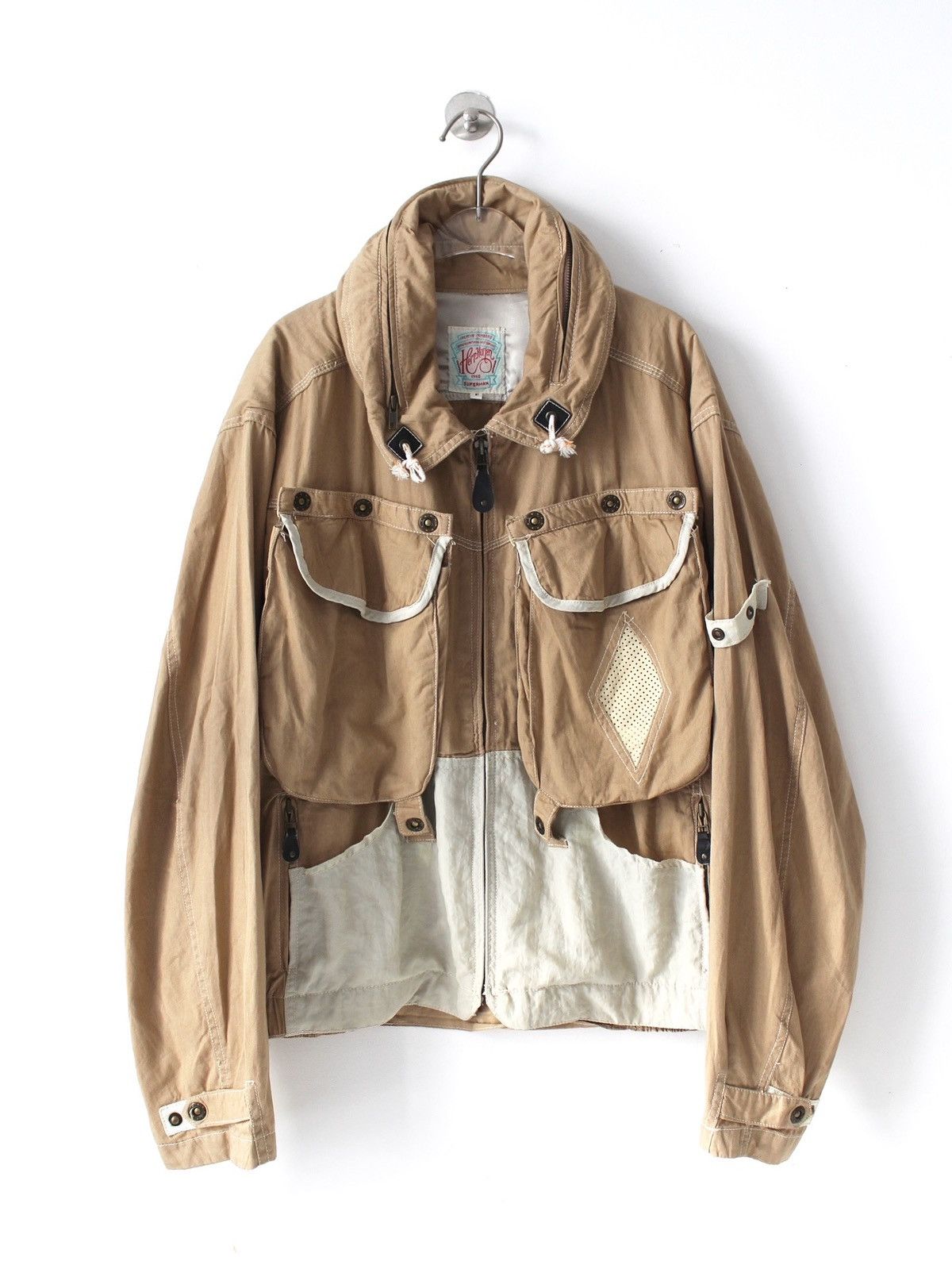 Vintage HERRHORTEN MULTI-FUNCTION OUTDOOR JACKET “SUPERMAN 1960” Size US XL / EU 56 / 4 - 1 Thumbnail
