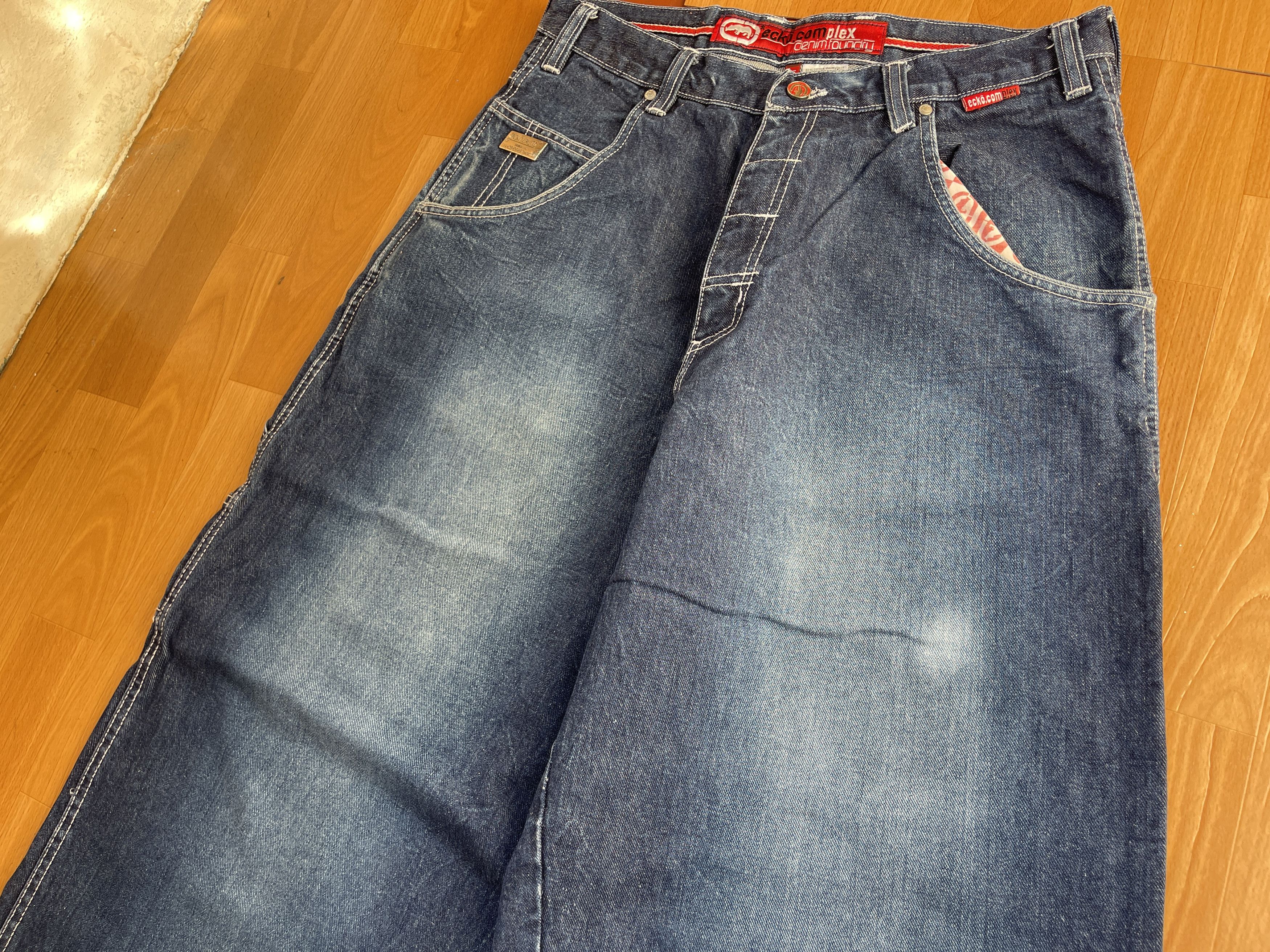 Ecko Unltd. Ecko Unltd jeans, baggy, vintage 90s hip hop skater Y2K W 34 Size US 34 / EU 50 - 10 Thumbnail