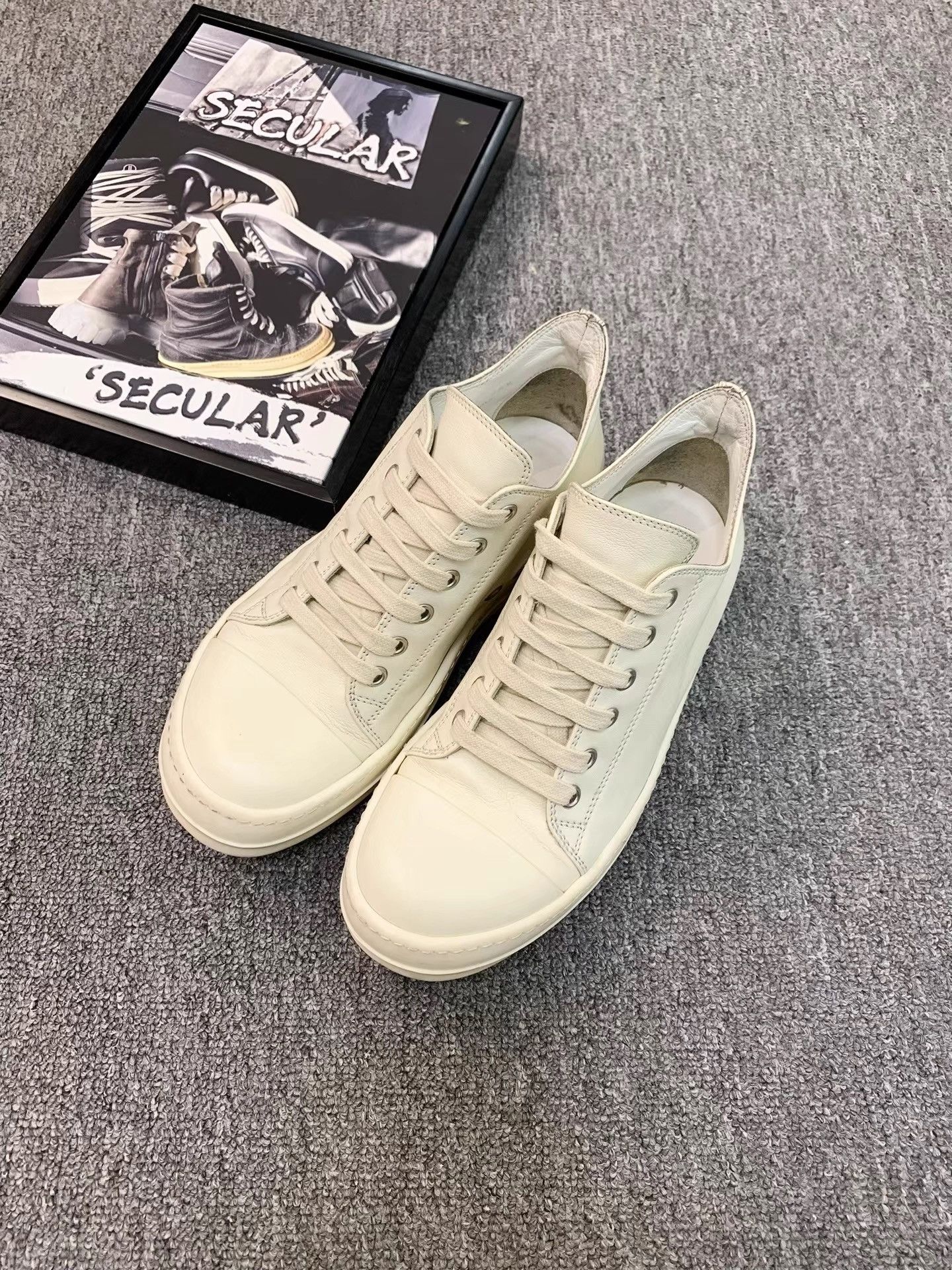 Rick Owens Rick Owens High Top Sneakers K34 Size US 5.5 / IT 35.5 - 1 Thumbnail