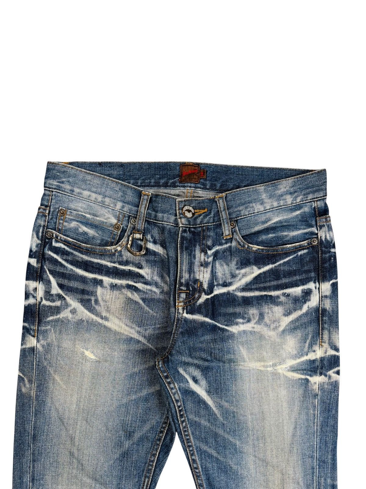 Isamu Katayama Backlash Archive Jackrose - Grunge Washed Denim Pants Size US 31 - 6 Thumbnail