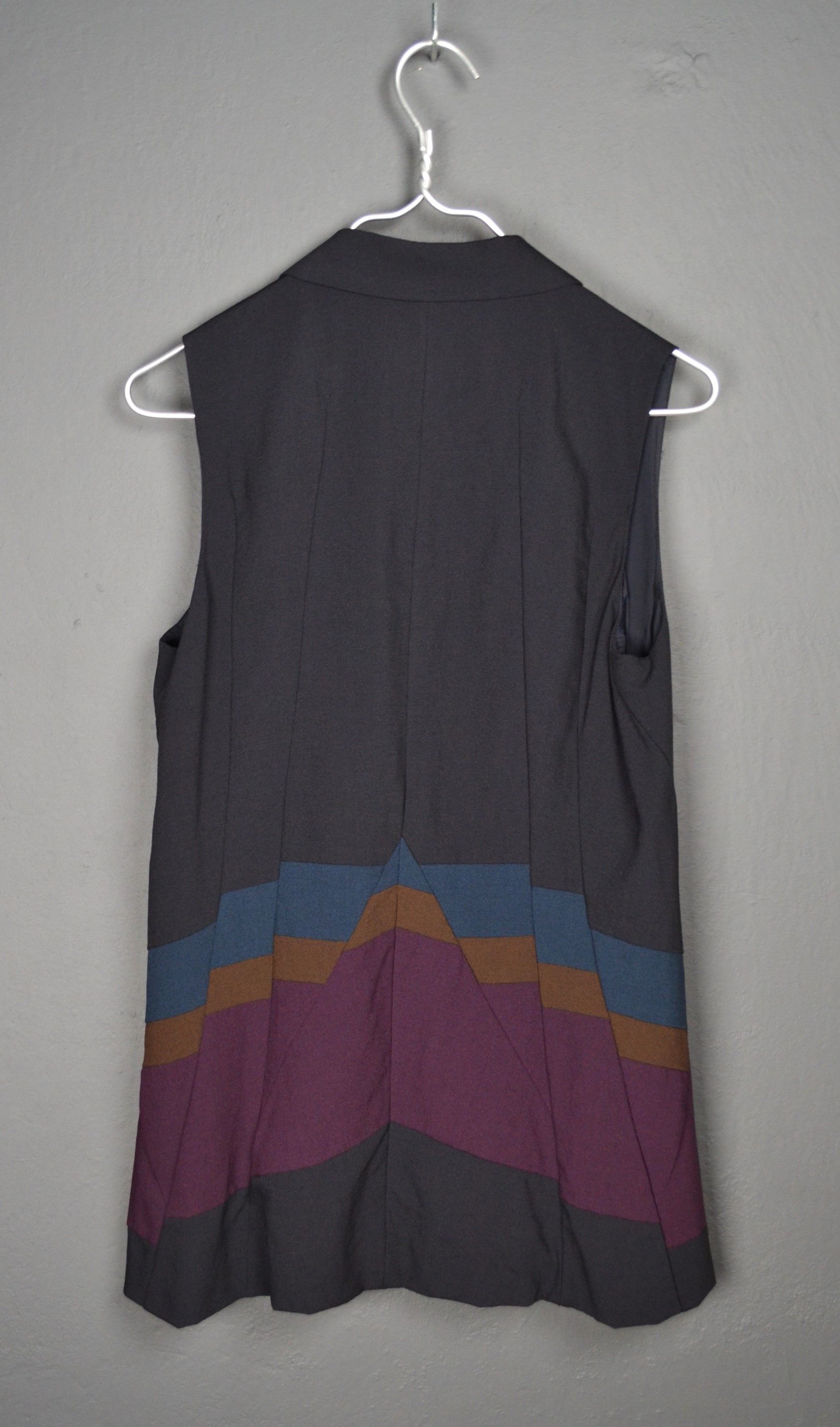 Comme des Garcons Comme Des Garcons Tricot 1996 Colorblock Wool Vest S size Size US XS / EU 42 / 0 - 5 Thumbnail