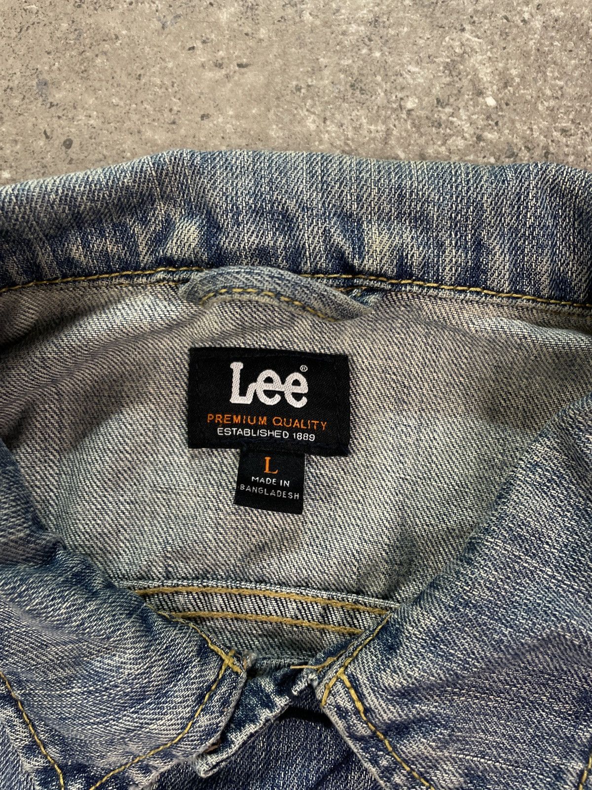 Lee × Vintage Vintage Y2K Lee Denim Button Up Jacket Size US L / EU 52-54 / 3 - 6 Thumbnail