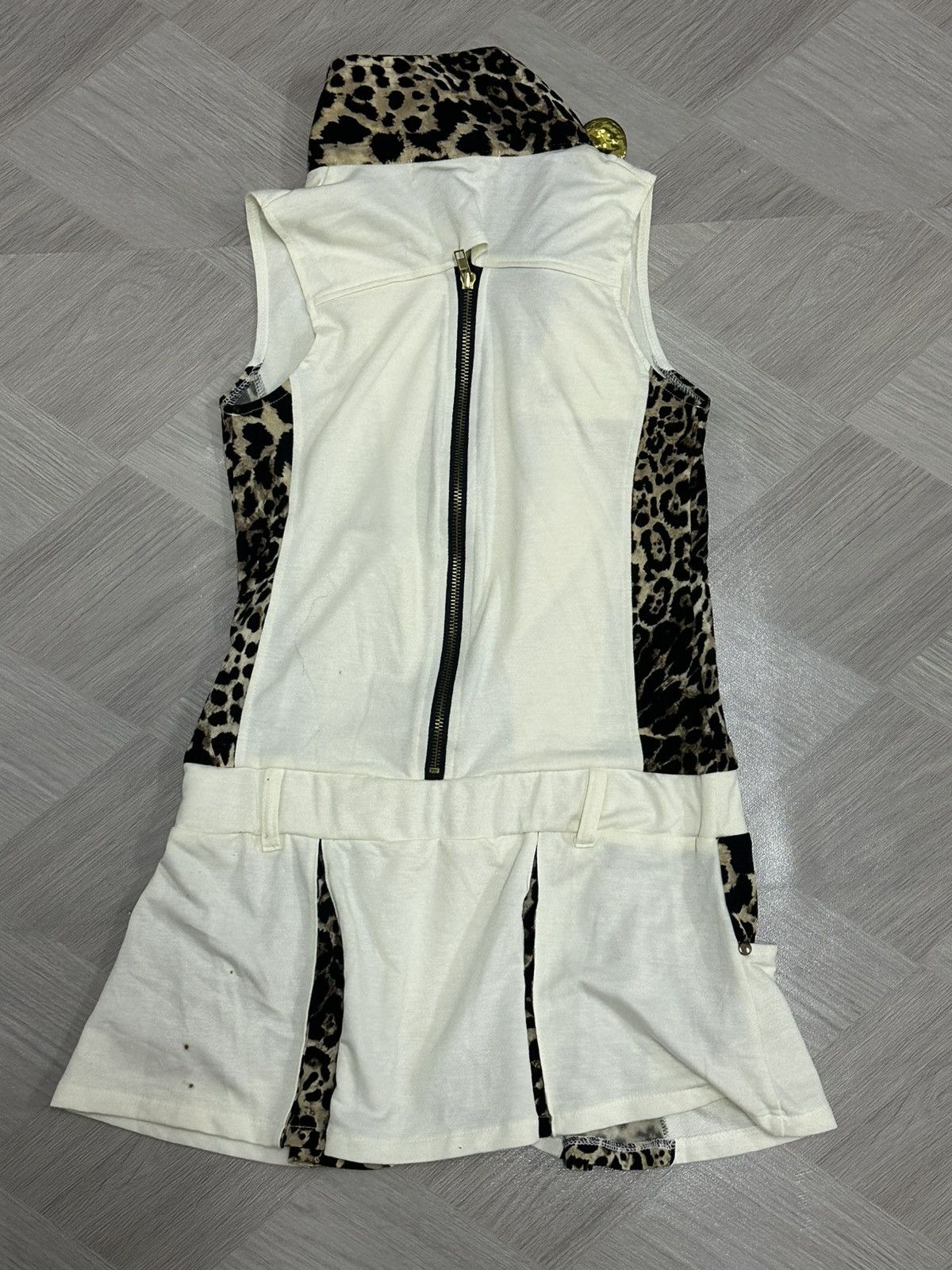If Six Was Nine D.i.a Japan Punk Rider Leopard Dress Size ONE SIZE - 4 Thumbnail