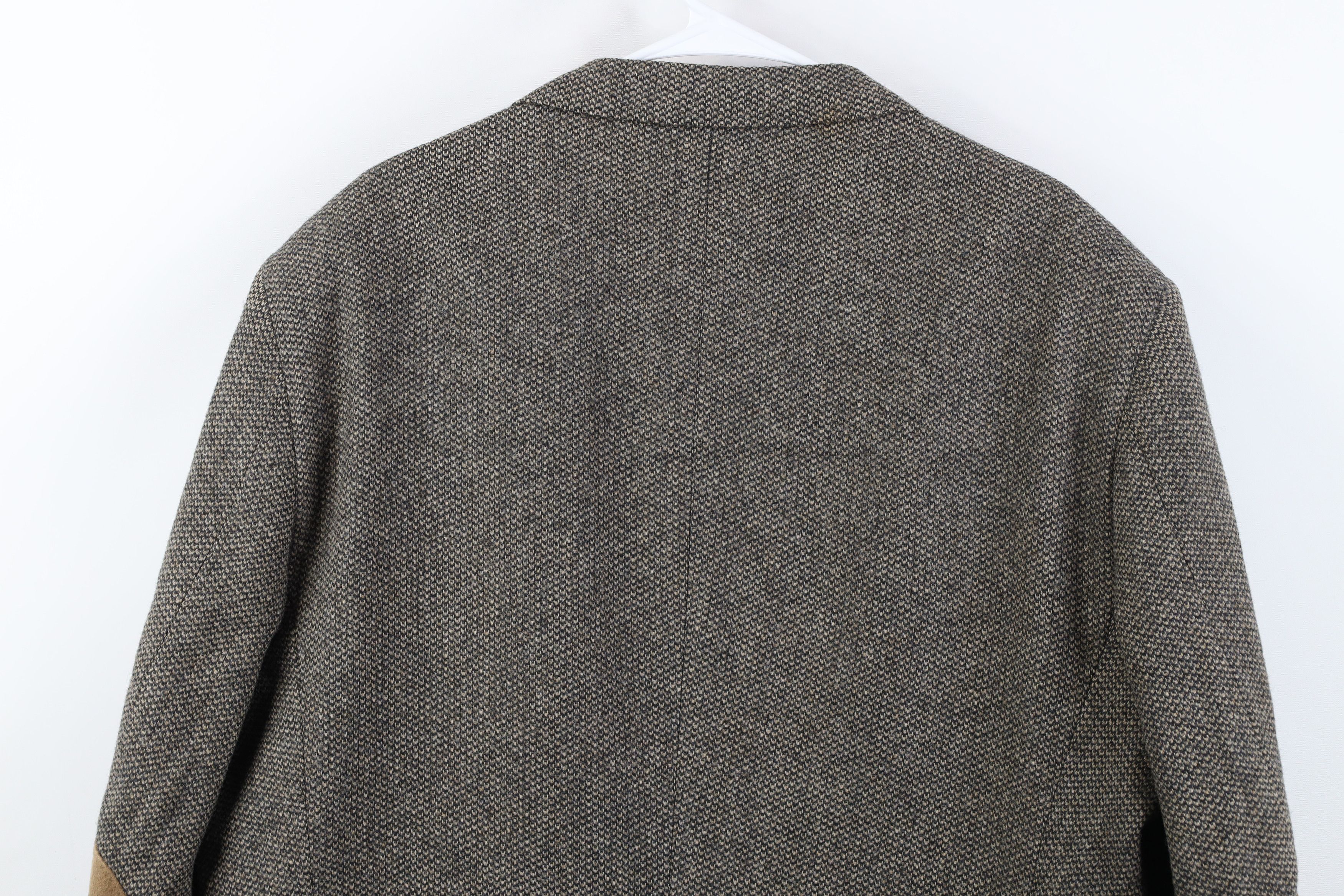 Vintage Vintage 90s Suede Leather Elbow Patch Blazer Suit Jacket USA Size US XXL / EU 58 / 5 - 17 Thumbnail