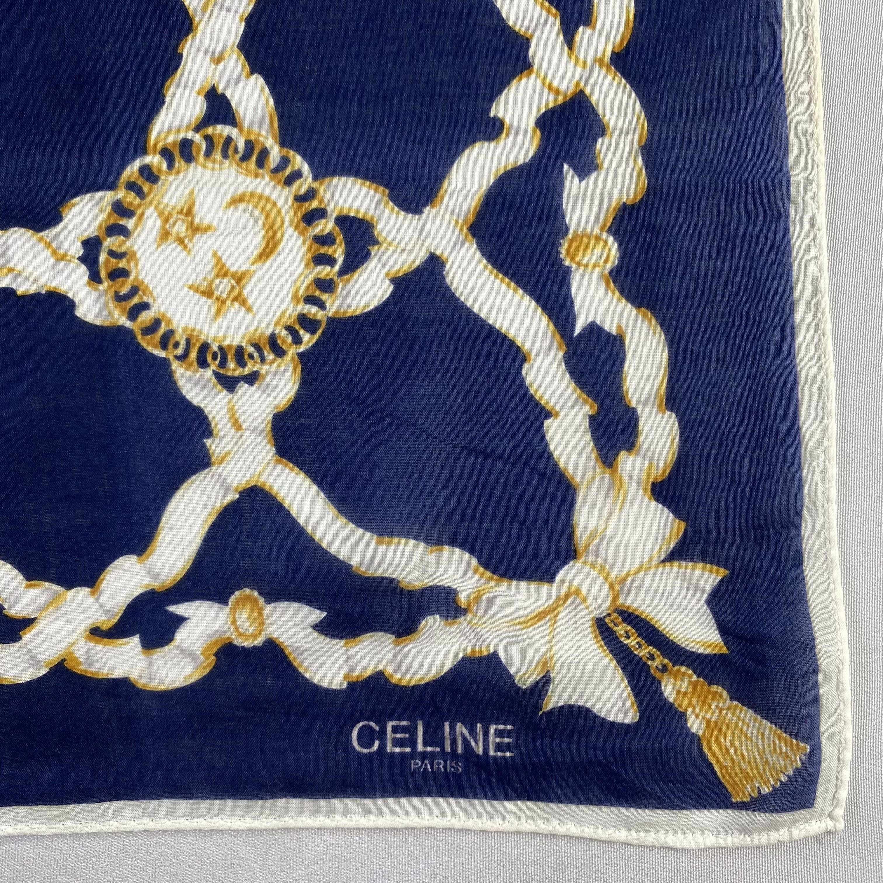 Celine × Vintage Celine Neckerchief / Bandana / Handkerchief-P620 Size ONE SIZE - 3 Thumbnail