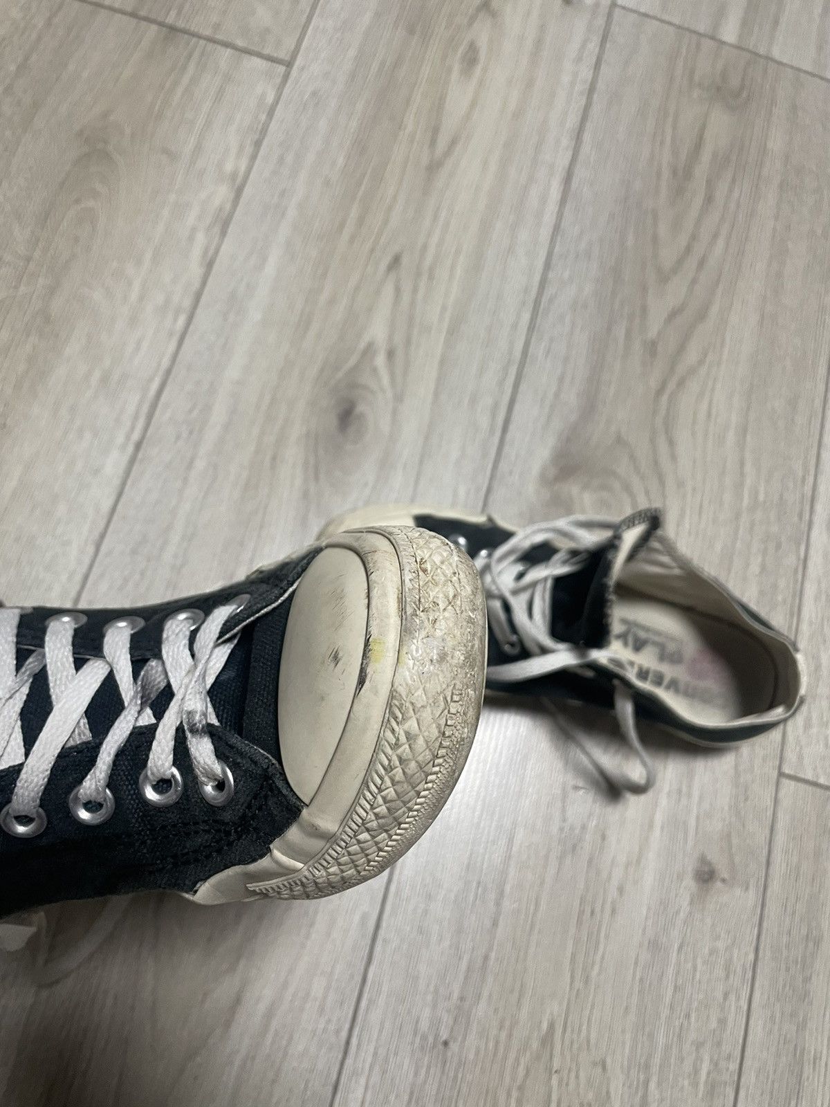 Comme des Garcons Comme des Garçons x Converse Play Black Low Sneakers US 6 Size US 6 / EU 39 - 16 Thumbnail