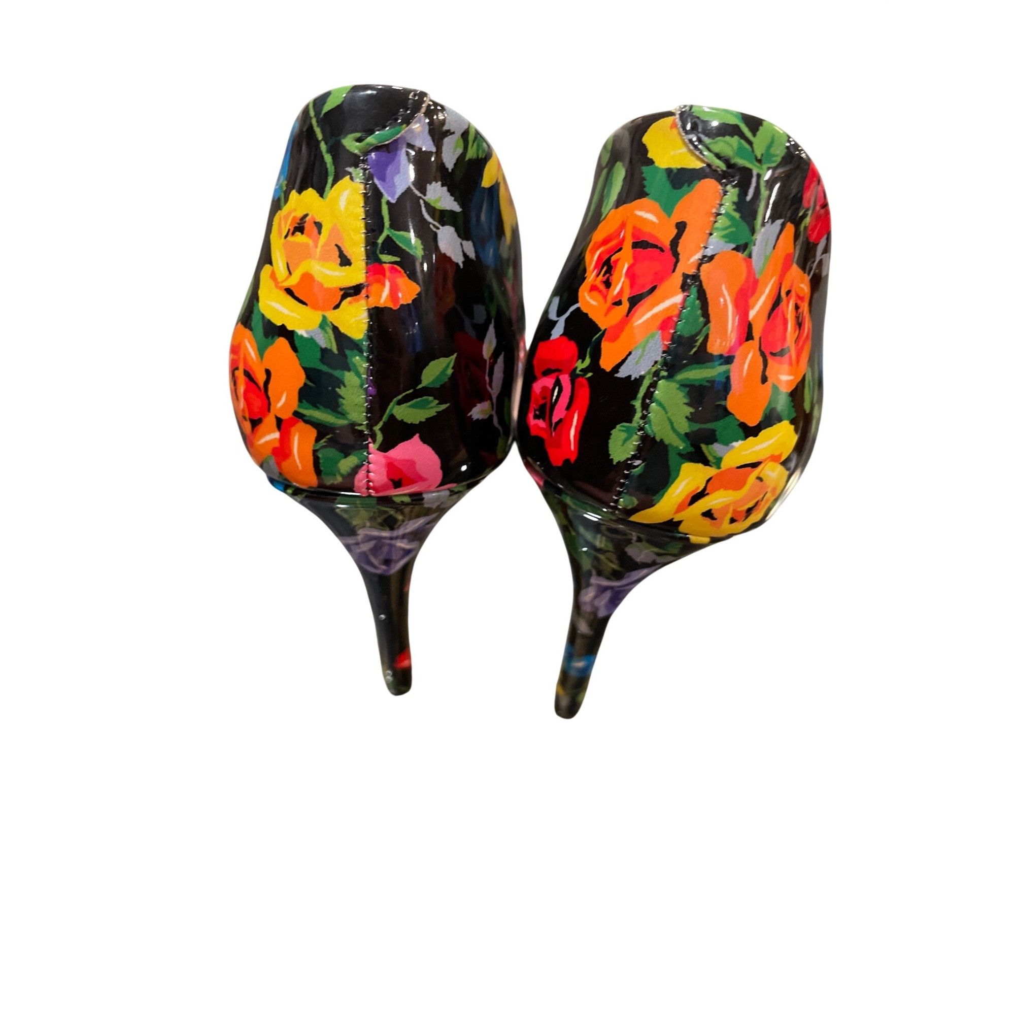 Betsey Johnson Betsey Johnson wms floral faux leather stilleto heels shoes Size US 6.5 / IT 36.5 - 15 Thumbnail