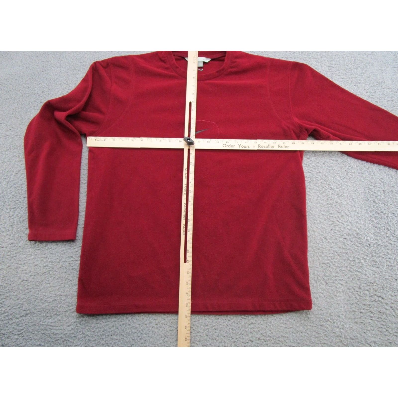 Nike VINTAGE Nike Center Swoosh Silver Tag Red Fleece Sweatshirt in Size Medium Size US M / EU 48-50 / 2 - 4 Thumbnail