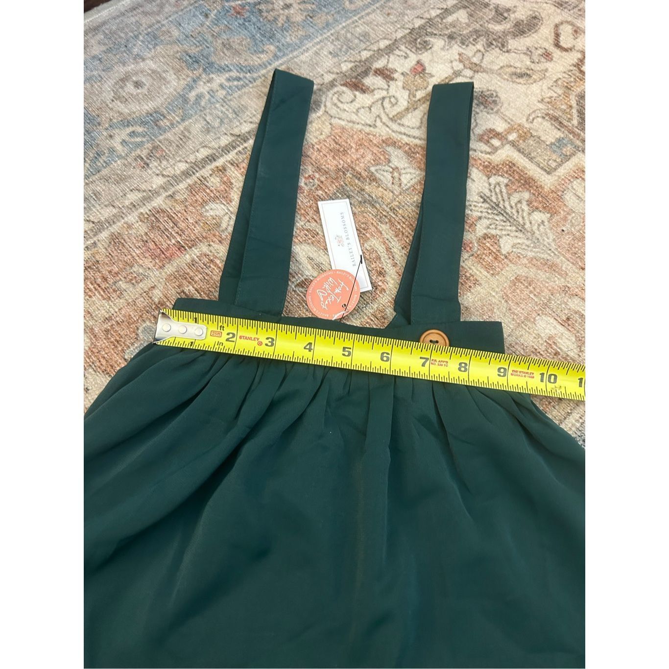Other Bailey's Blossoms NWT Daphne Suspender Skirt - Hunter Green, Size ONE SIZE - 4 Thumbnail
